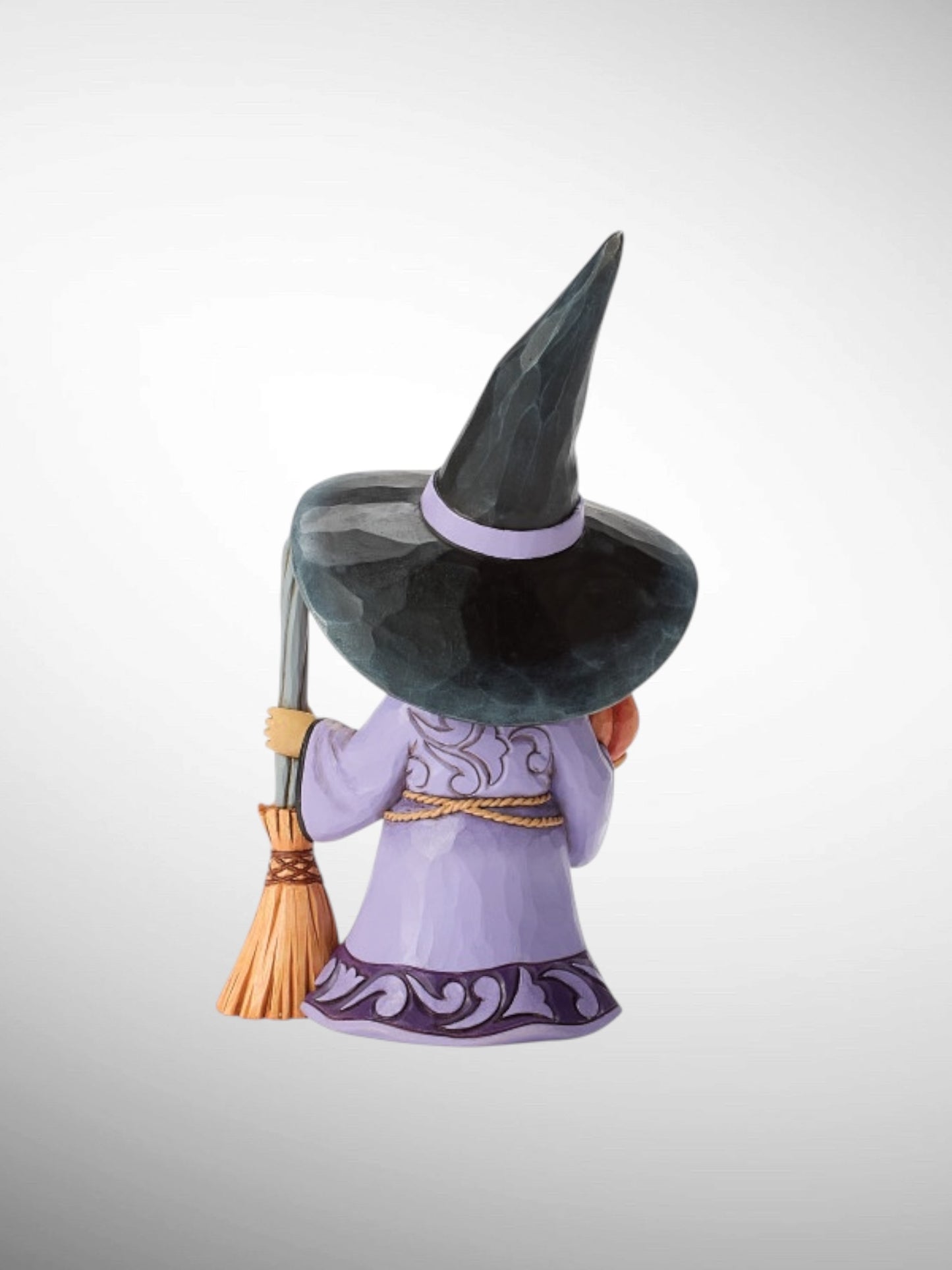 Jim Shore Heartwood Creek - A Gentle Spell Witch with Broom Halloween Figurine