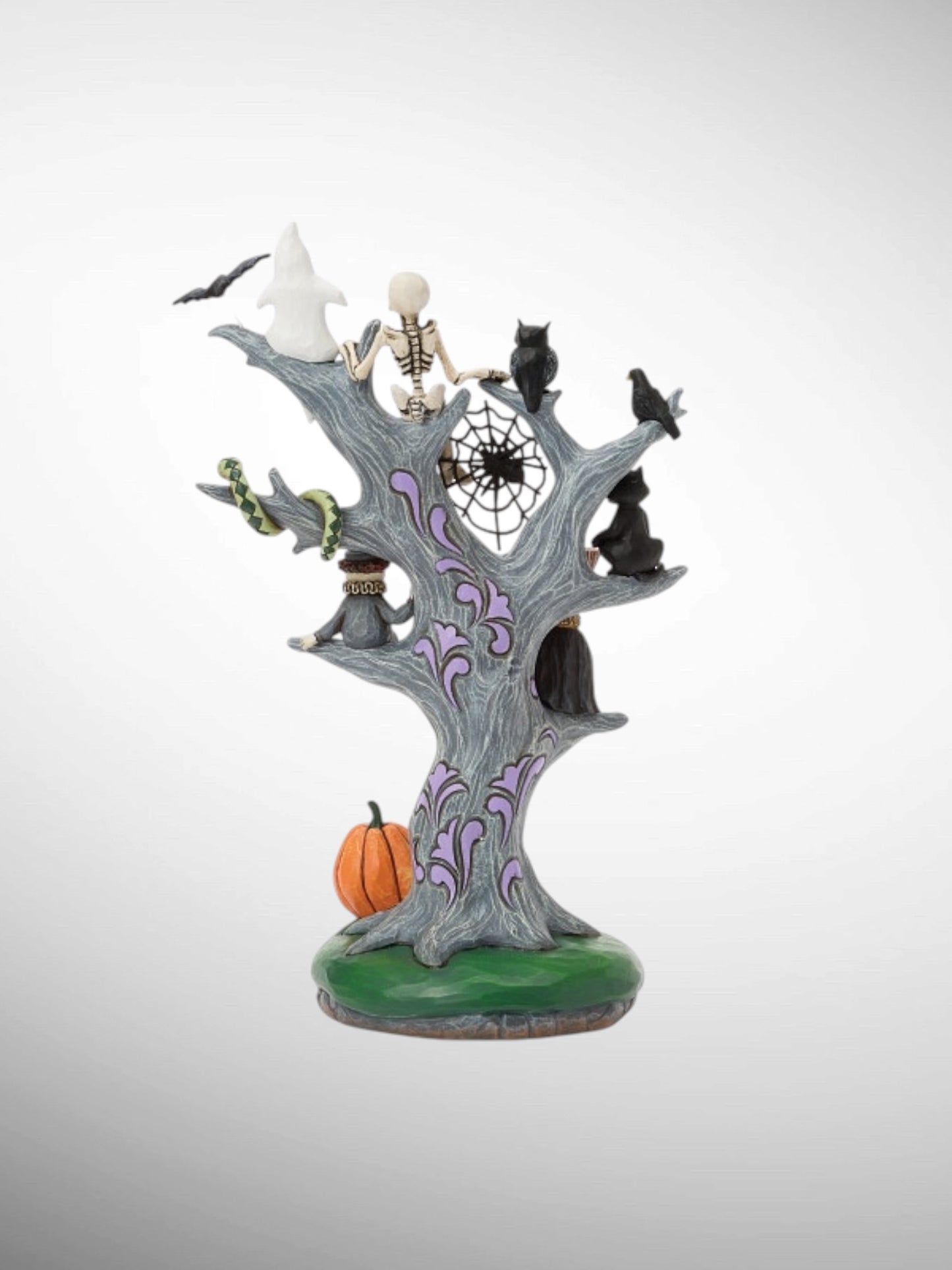 Jim Shore Heartwood Creek - Wicked Woods Scary Tree LED Halloween Figurine