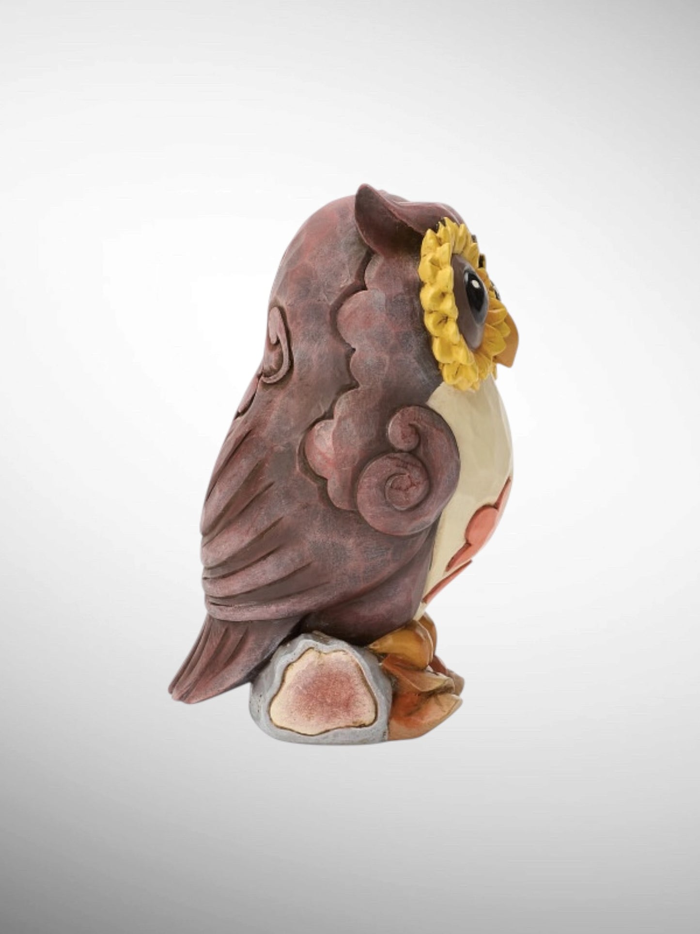 Jim Shore Heartwood Creek - Owl on Log Mini Figurine