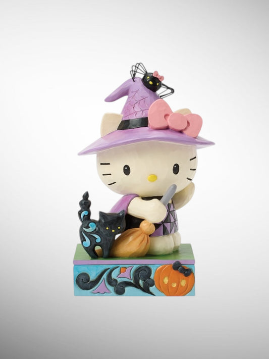 Jim Shore Sanrio Collection - Hello Kitty in Witch Costume Figurine - PREORDER