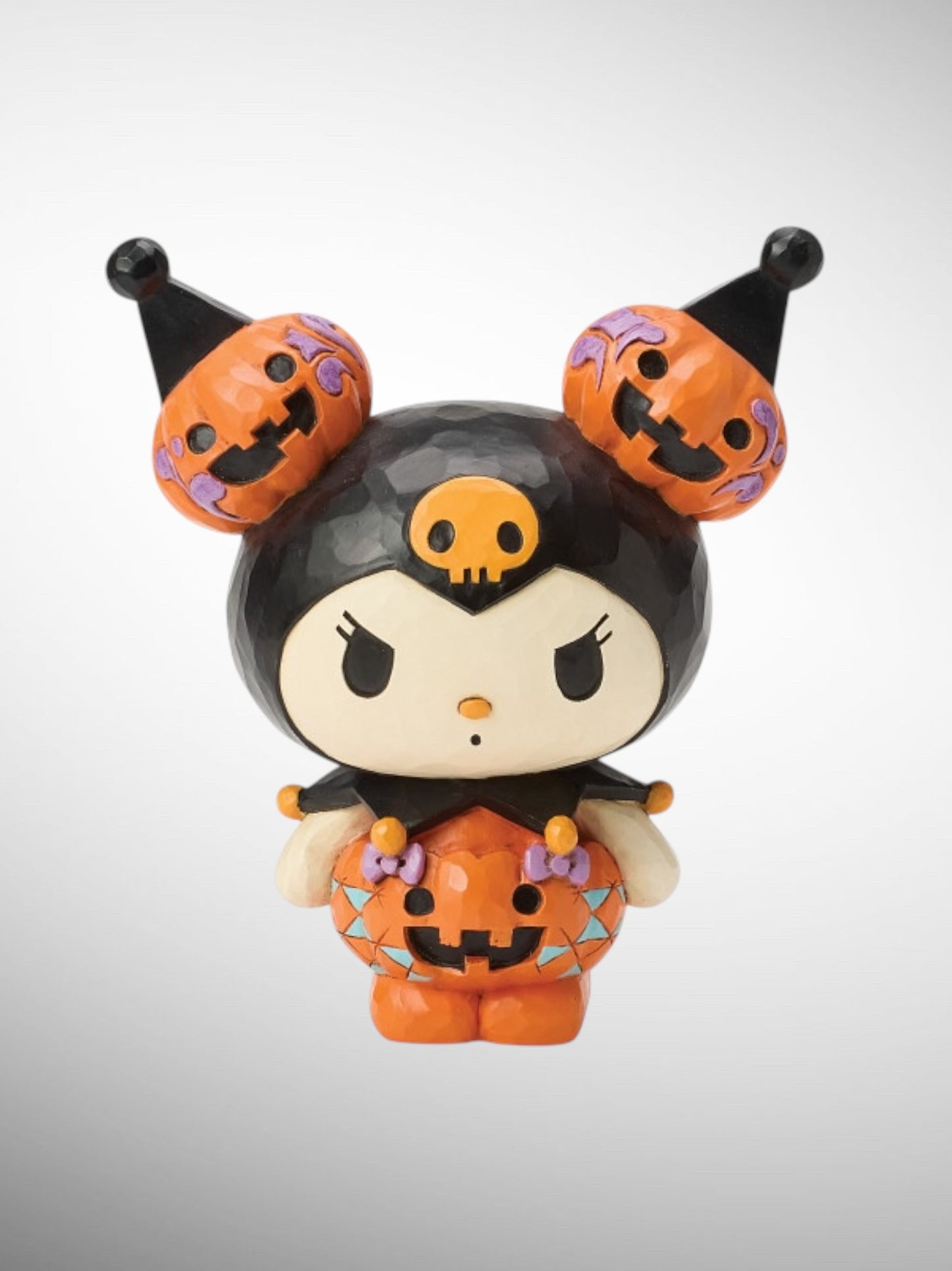 Jim Shore Sanrio Collection - Kuromi in Pumpkin Costume Figurine