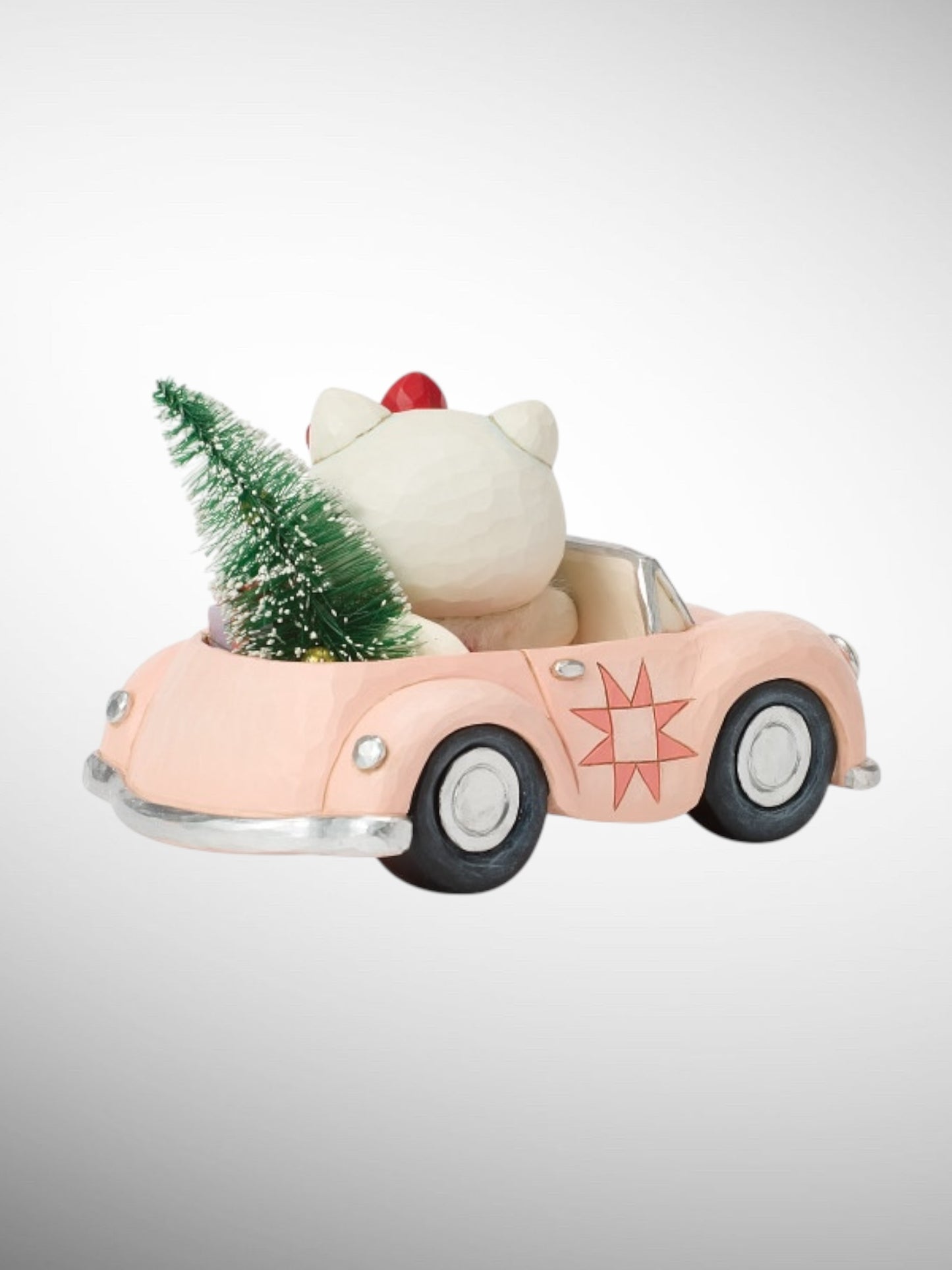 Jim Shore Sanrio Collection - Hello Kitty Christmas Car Figurine - PREORDER