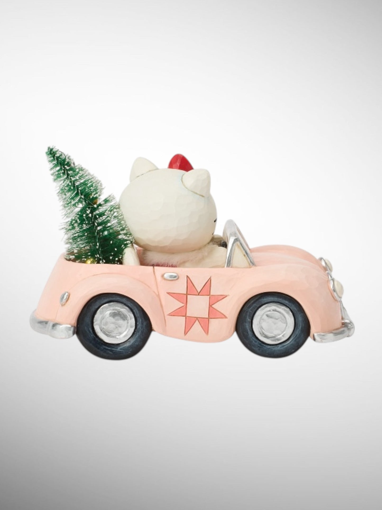 Jim Shore Sanrio Collection - Hello Kitty Christmas Car Figurine - PREORDER