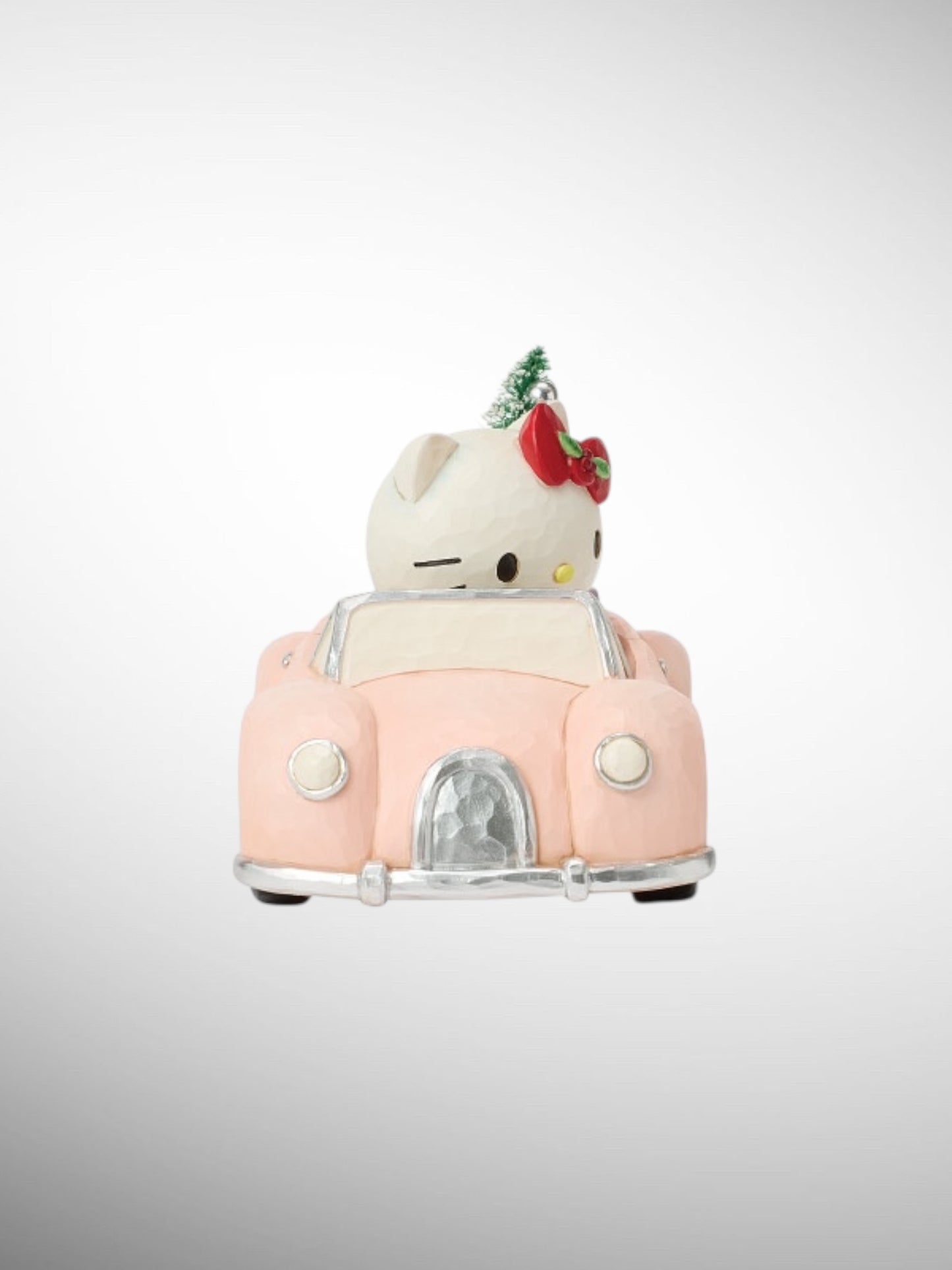 Jim Shore Sanrio Collection - Hello Kitty Christmas Car Figurine - PREORDER