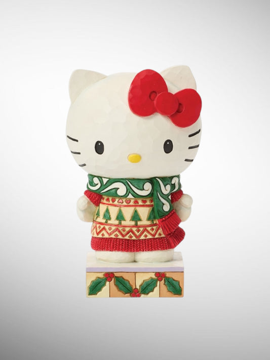 Jim Shore Sanrio Collection - Hello Kitty with Scarf Figurine - PREORDER