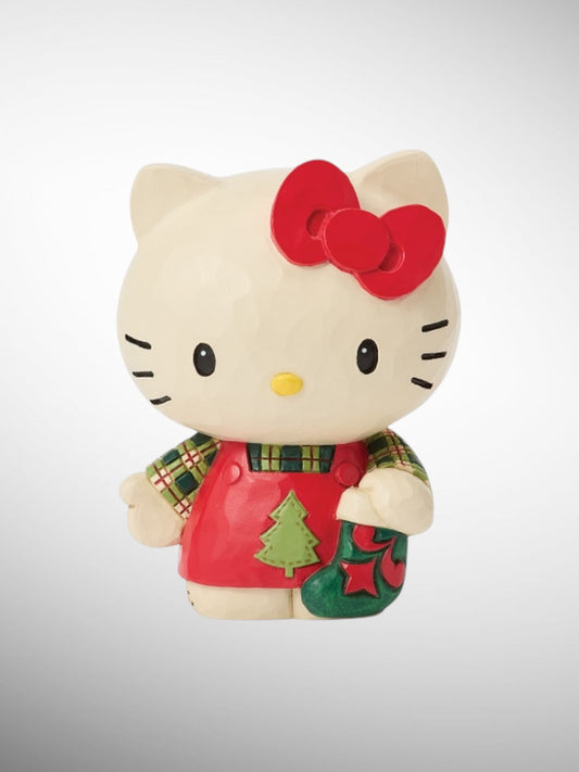 Jim Shore Sanrio Collection - Hello Kitty Christmas Mini Figurine - PREORDER
