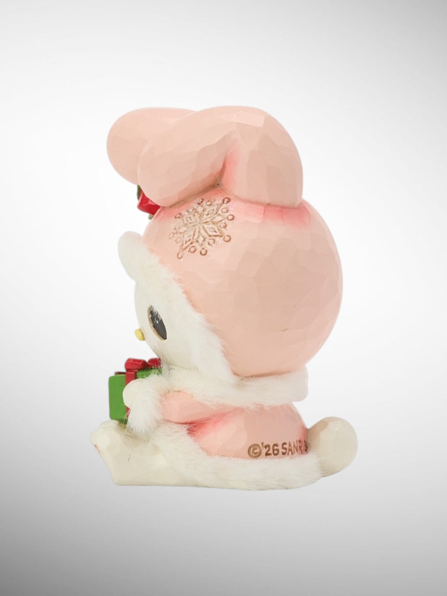 Jim Shore Sanrio Collection - My Melody Christmas Mini Figurine - PREORDER