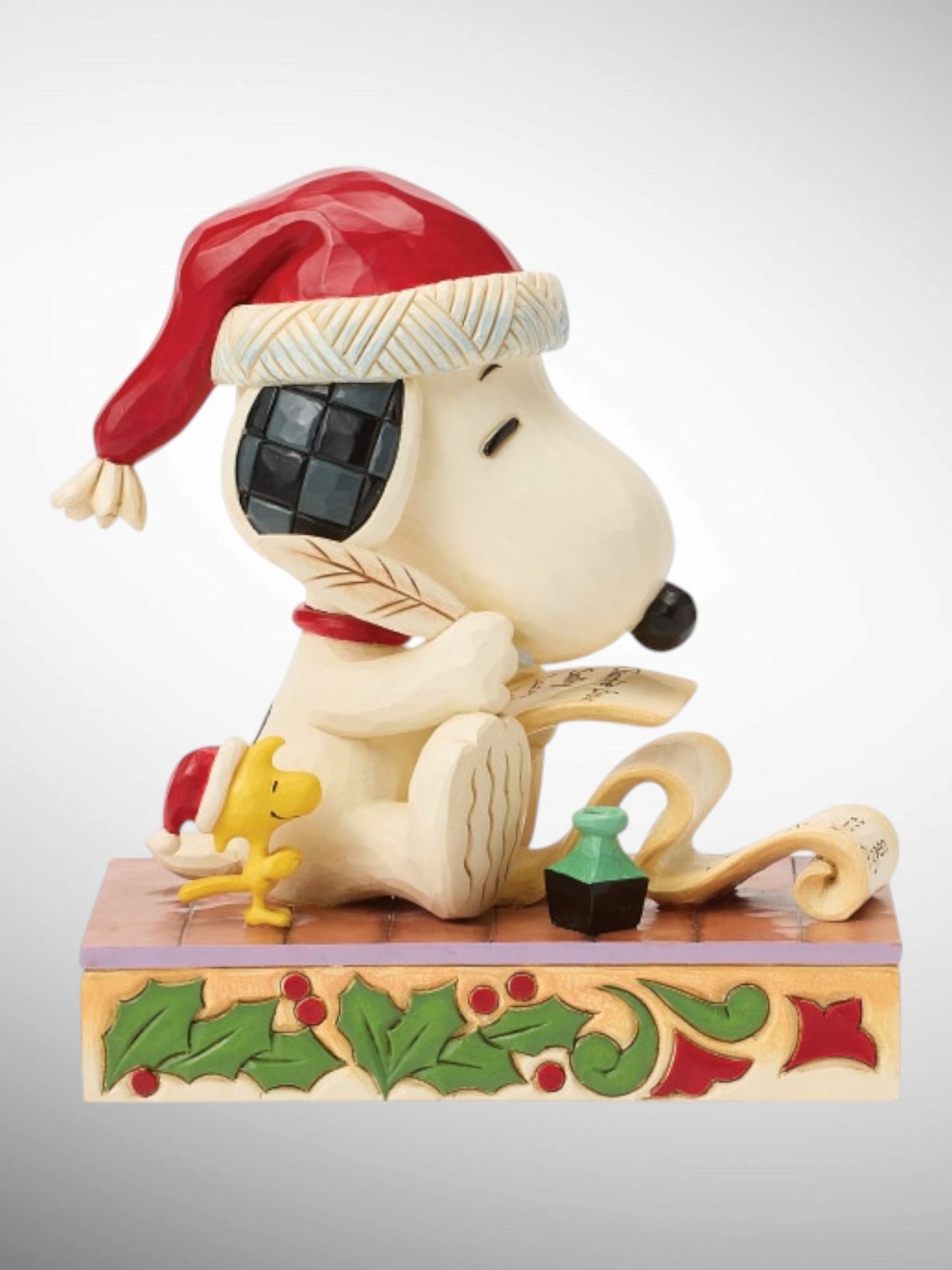 Jim Shore Peanuts - Dear Santa Snoopy Woodstock Christmas List Figurine - PREORDER