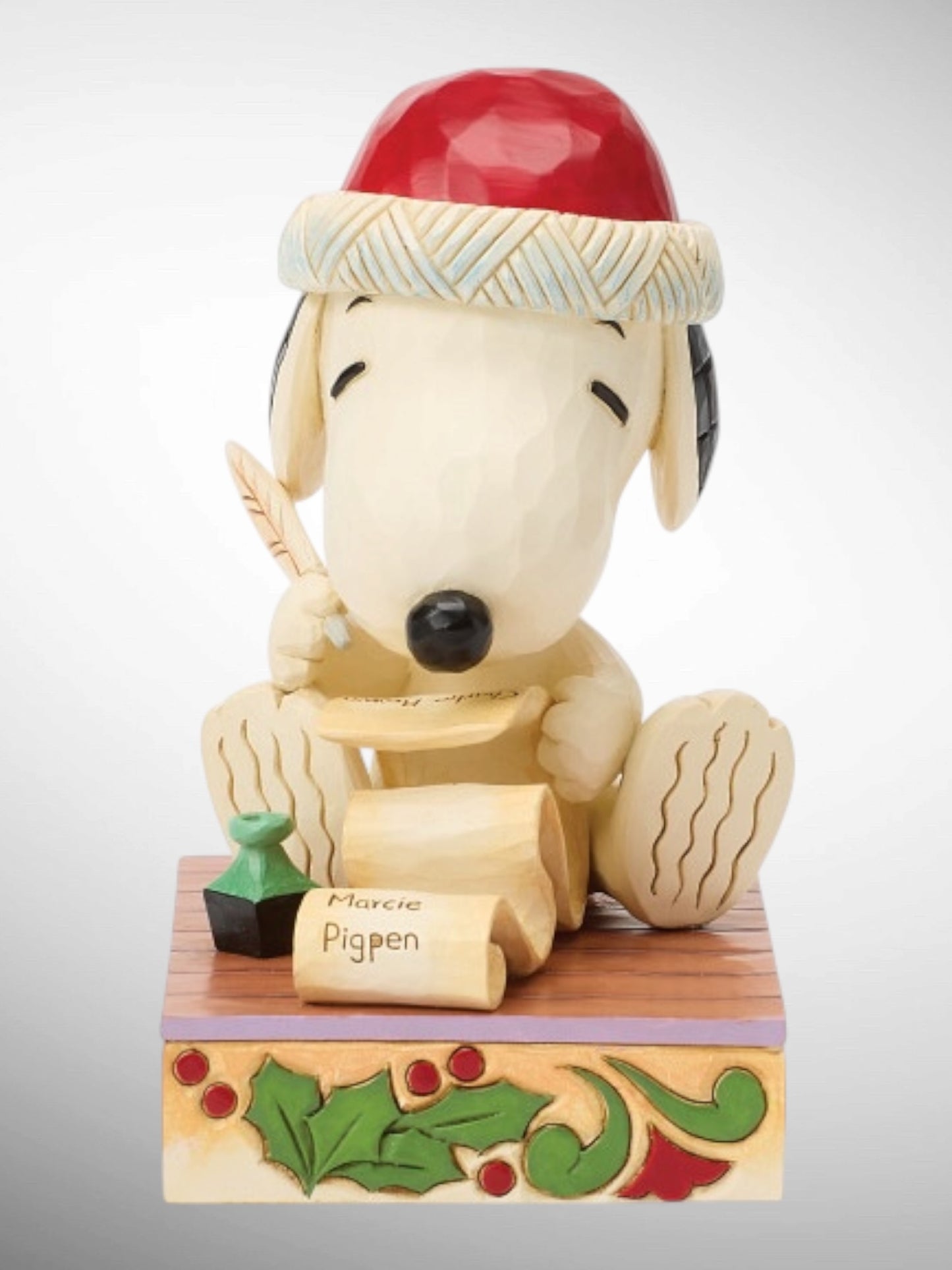 Jim Shore Peanuts - Dear Santa Snoopy Woodstock Christmas List Figurine - PREORDER