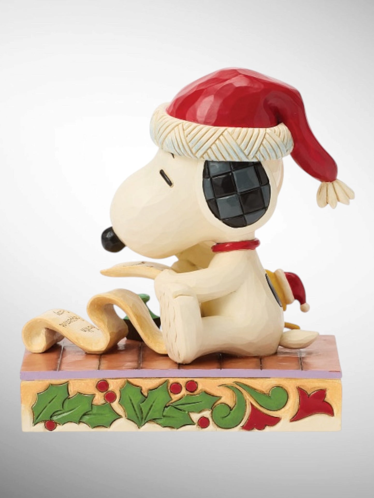 Jim Shore Peanuts - Dear Santa Snoopy Woodstock Christmas List Figurine - PREORDER