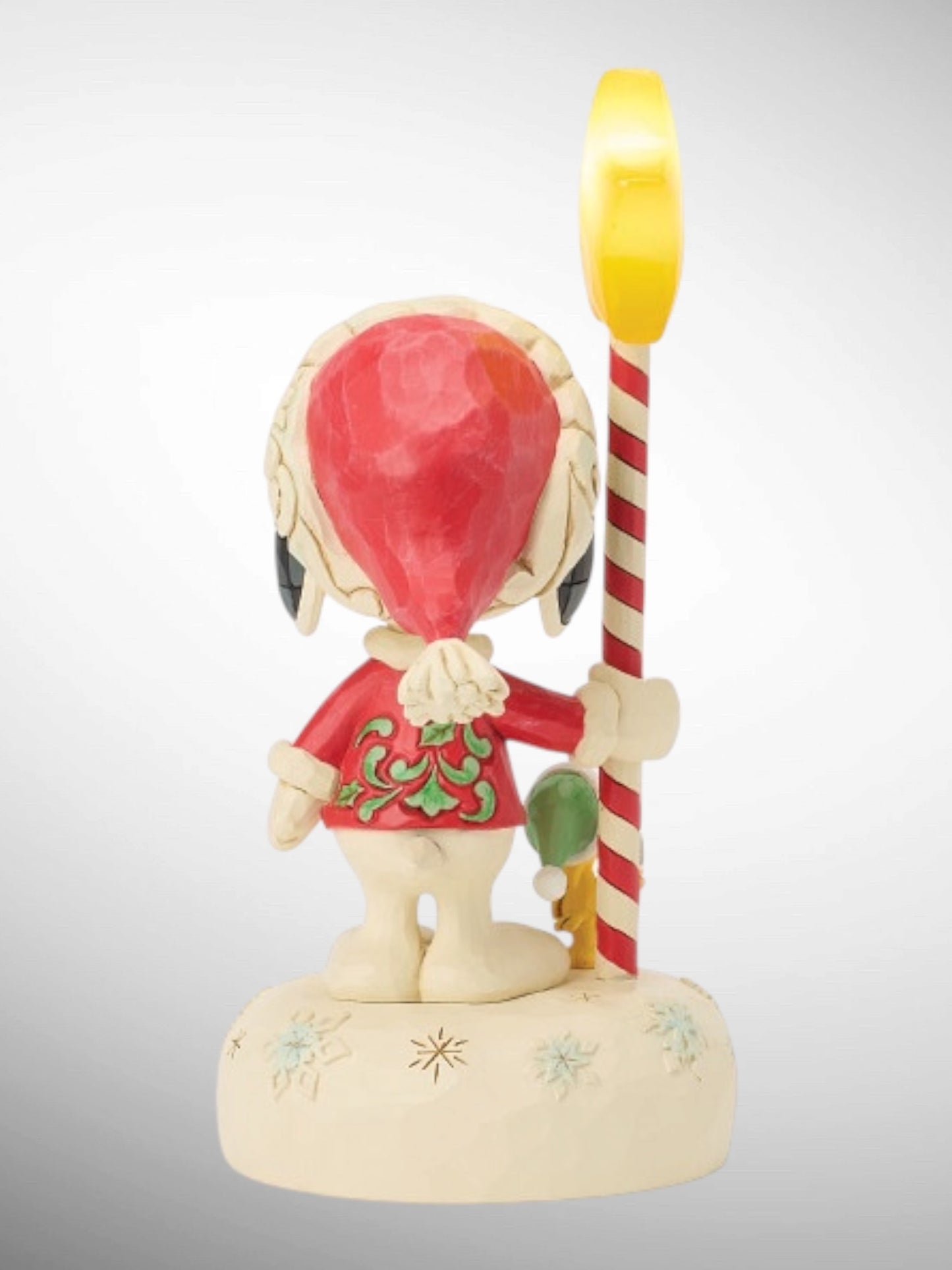 Jim Shore Peanuts - Star Light, Star Bright Snoopy Woodstock Light Up Star Staff Figurine - PREORDER