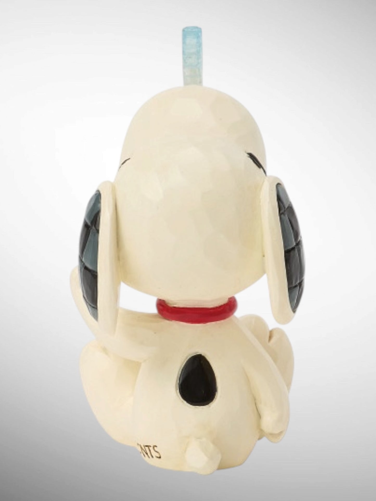 Jim Shore Peanuts - Snoopy with Snowflake on Nose Mini Figurine - PREORDER