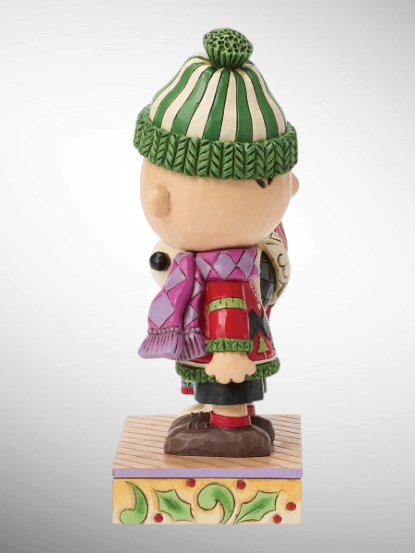 Jim Shore Peanuts - Cozy Christmas Pals Snoopy Charlie Brown Sweaters Figurine - PREORDER