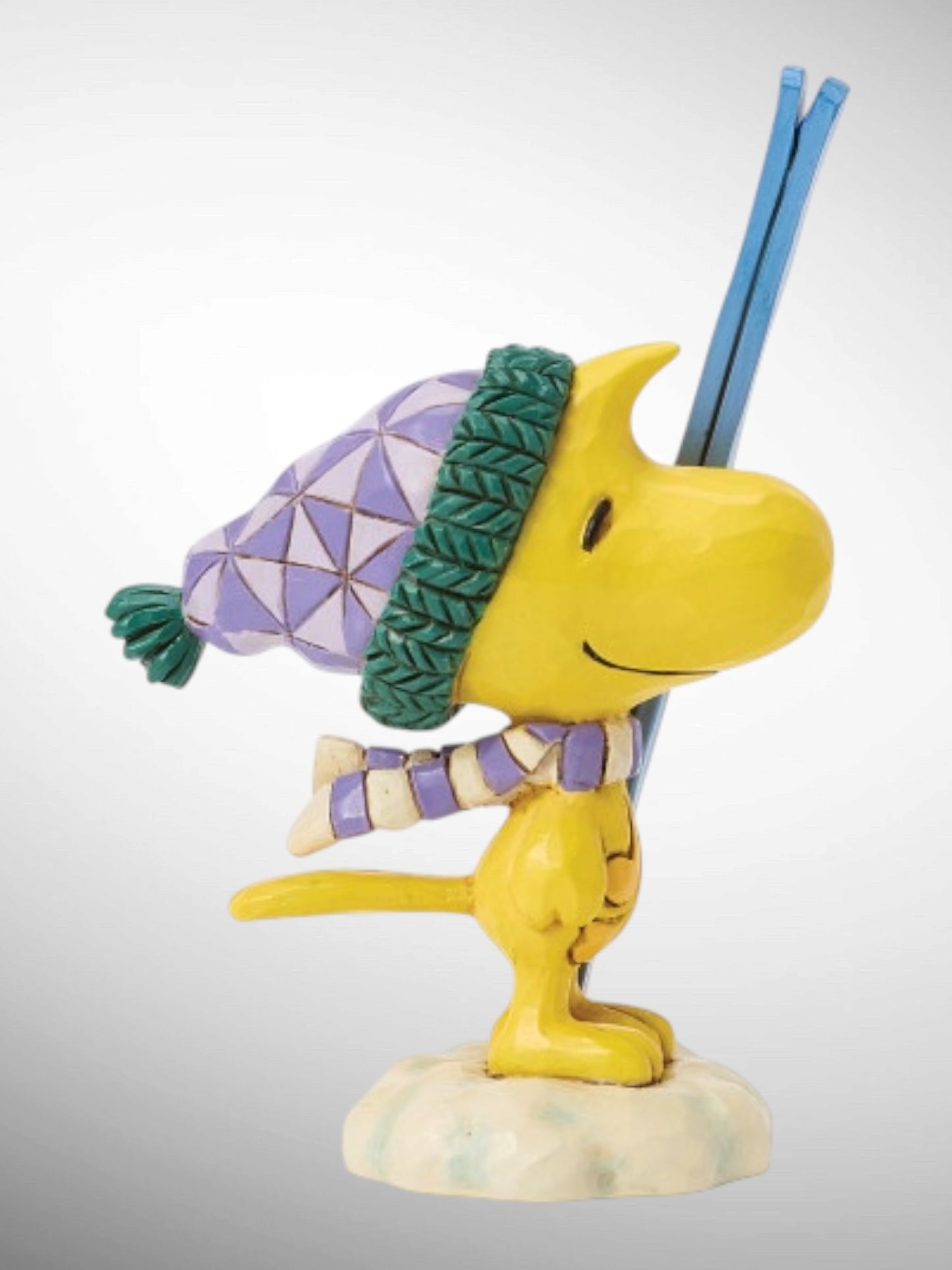 Jim Shore Peanuts - Woodstock with Skis Mini Figurine - PREORDER