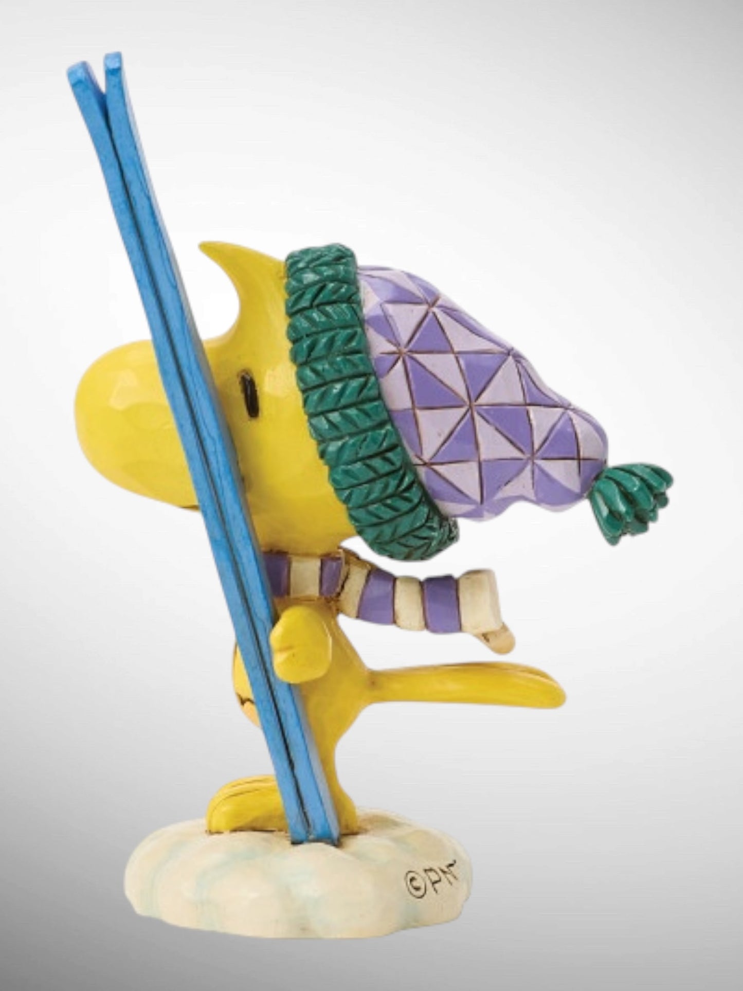 Jim Shore Peanuts - Woodstock with Skis Mini Figurine - PREORDER