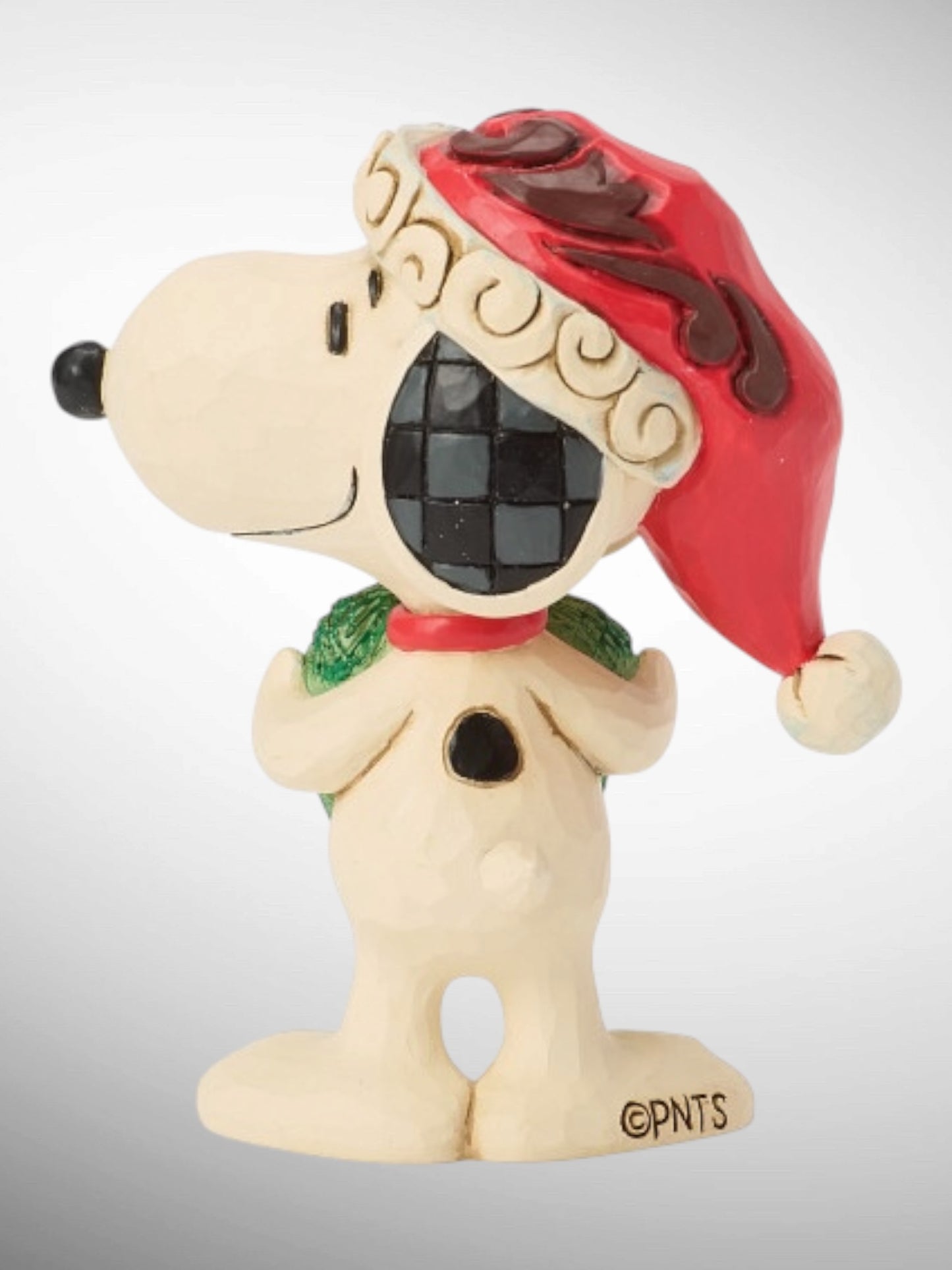 Jim Shore Peanuts - Snoopy with Heart Wreath Mini Figurine - PREORDER