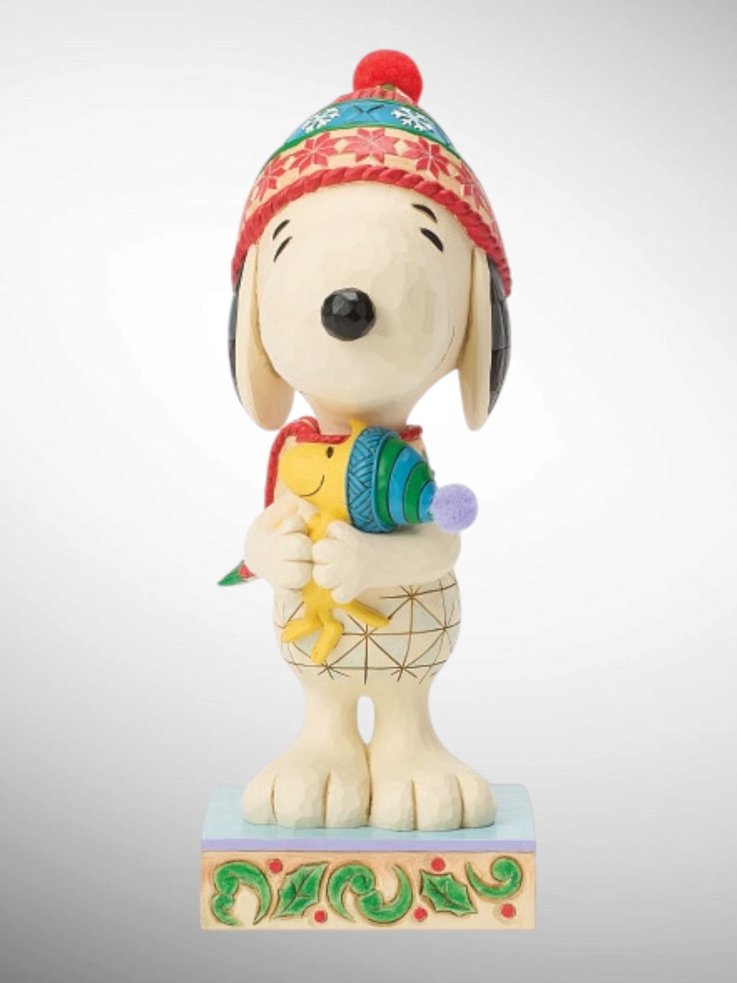 Jim Shore Peanuts - A Warm Embrace Snoopy Hugging Woodstock Figurine - PREORDER