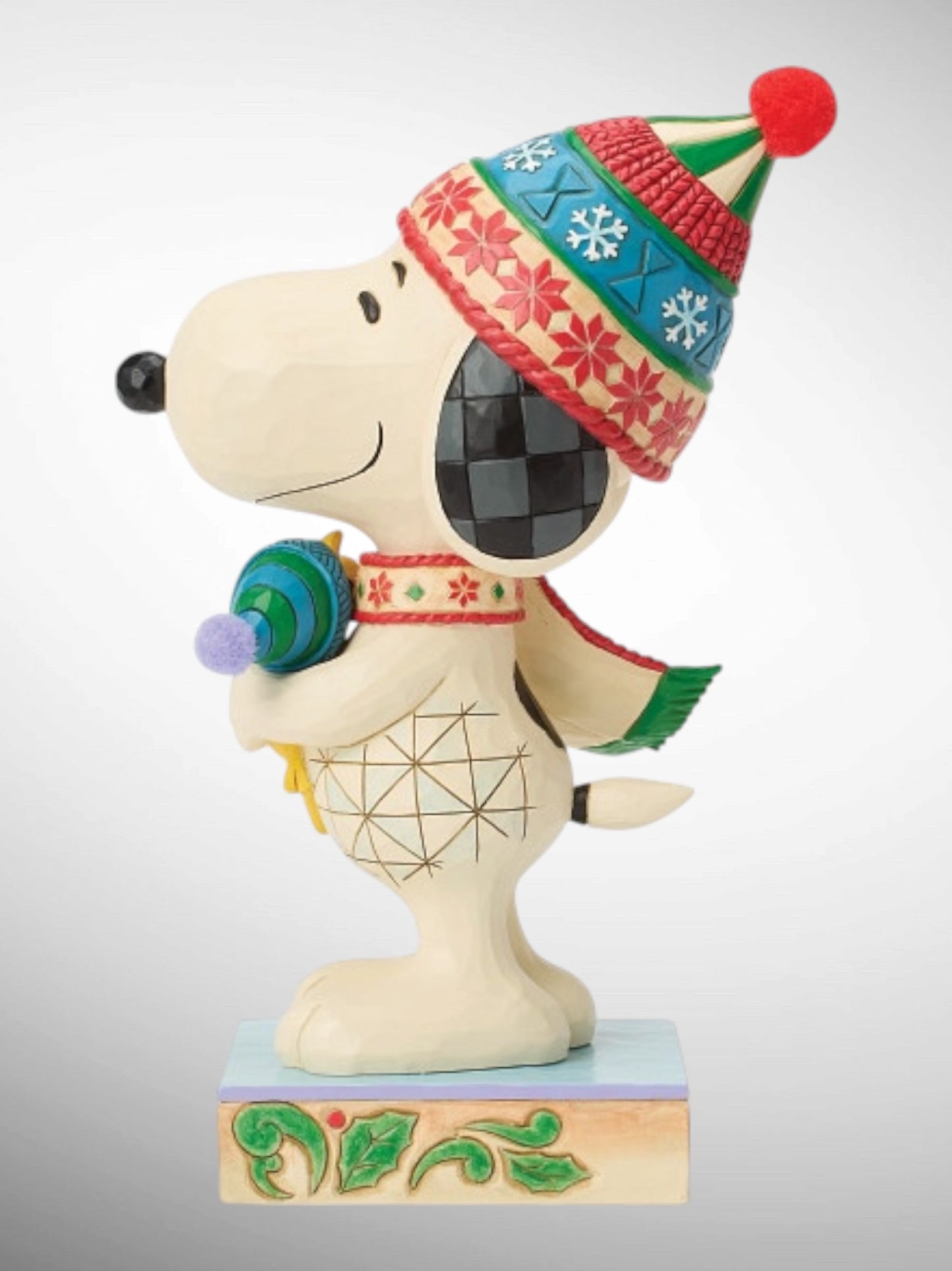 Jim Shore Peanuts - A Warm Embrace Snoopy Hugging Woodstock Figurine - PREORDER