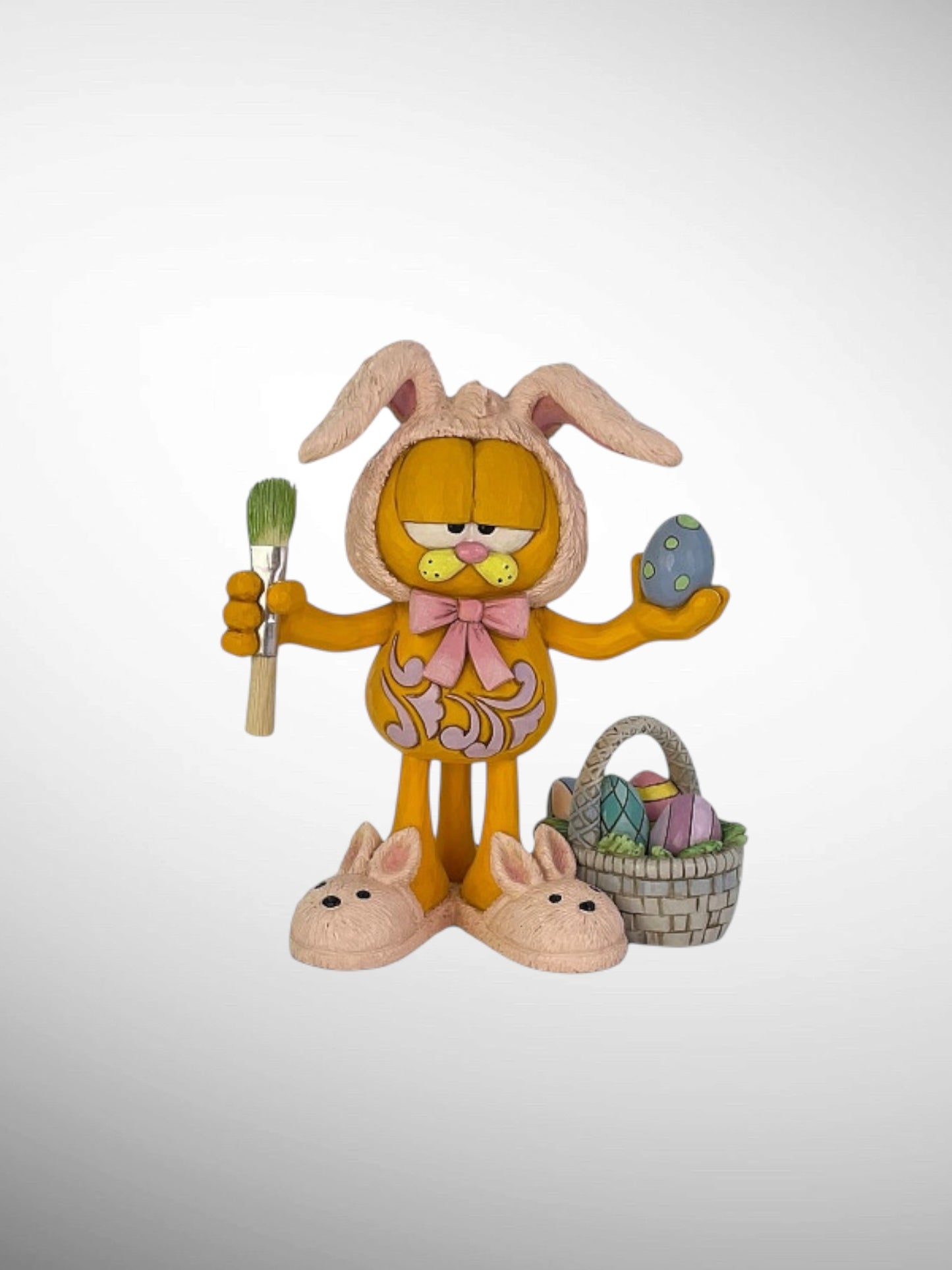 Jim Shore Garfield - Bunny In Training Easter Figurine - PREORDER