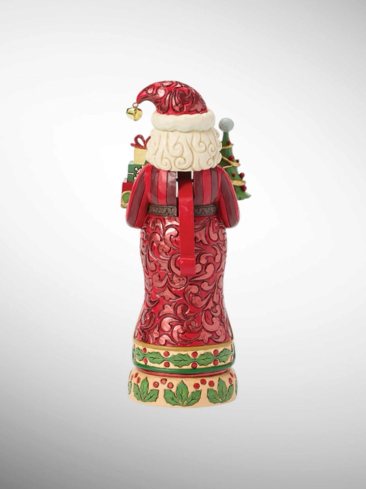 Jim Shore Heartwood Creek Royal Traditions - Christmas Keepsake Nutcracker Santa Tree Red Green Figurine