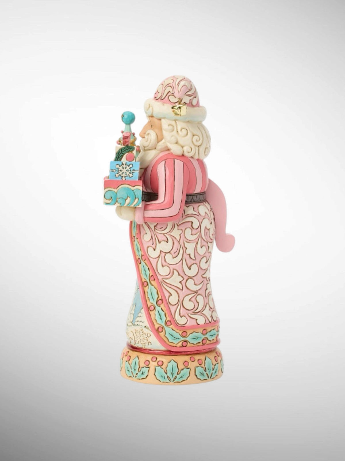 Jim Shore Heartwood Creek Royal Traditions - A Bright Winter Nutcracker Santa Tree Pastel Figurine