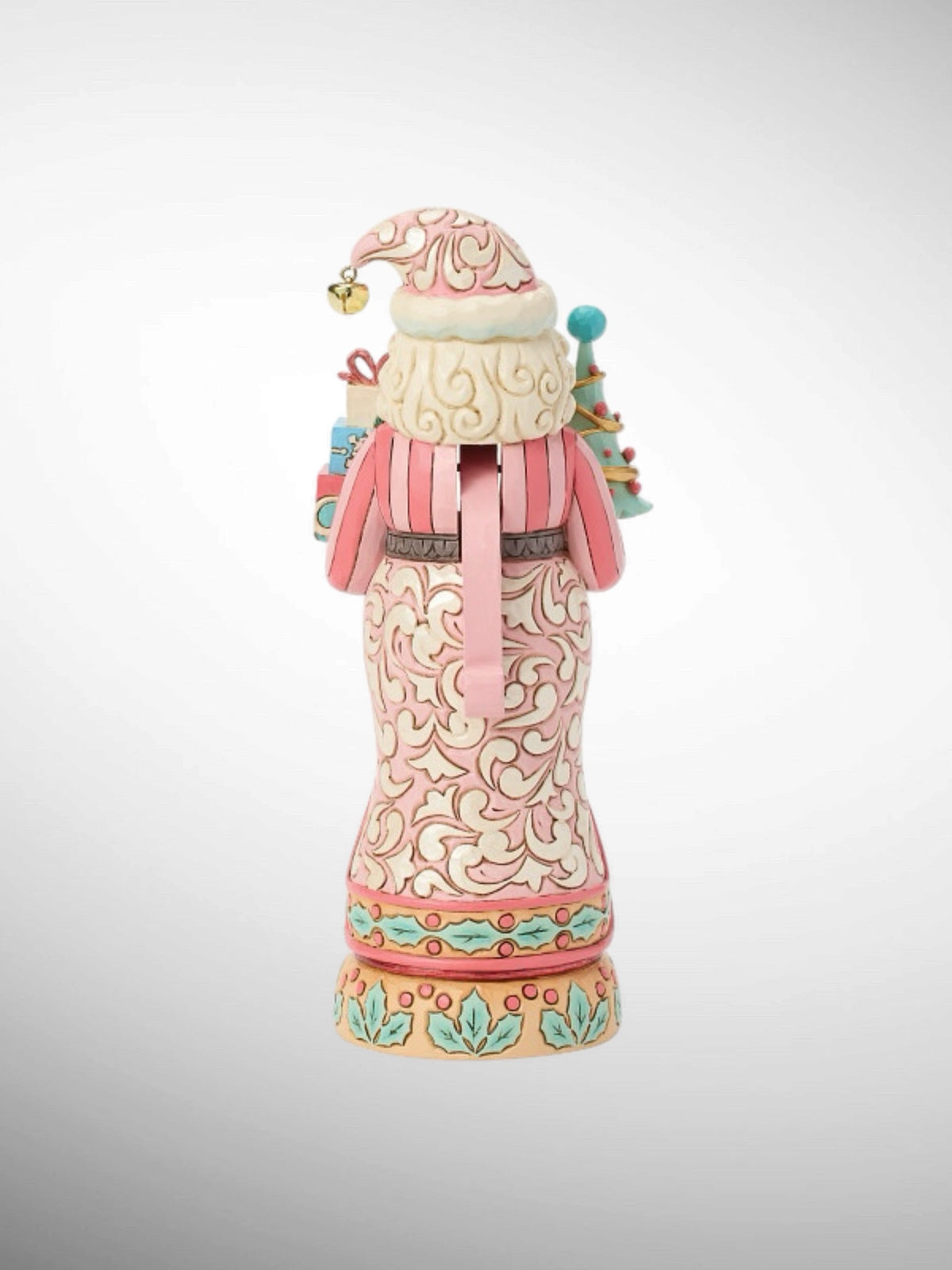 Jim Shore Heartwood Creek Royal Traditions - A Bright Winter Nutcracker Santa Tree Pastel Figurine