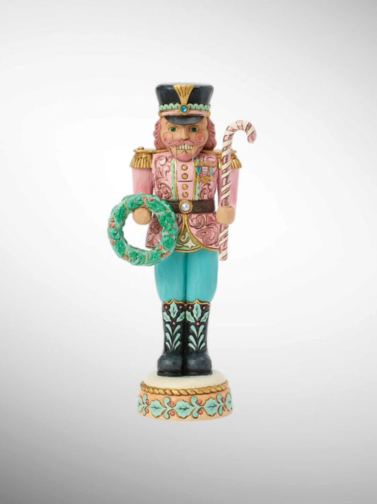 Jim Shore Heartwood Creek Royal Traditions - Pastel Patrol Toy Soldier Nutcracker Figurine