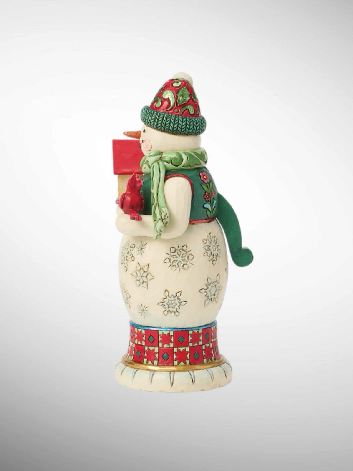 Jim Shore Heartwood Creek Royal Traditions - The Season's Song Snowman Nutcracker Red Green Figurine