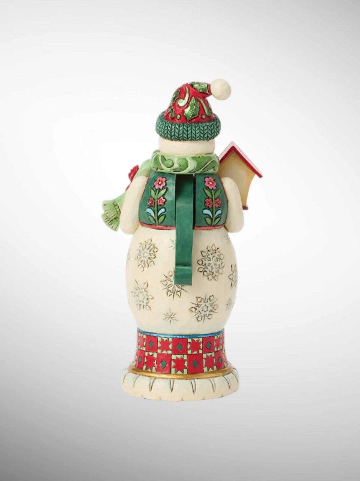 Jim Shore Heartwood Creek Royal Traditions - The Season's Song Snowman Nutcracker Red Green Figurine