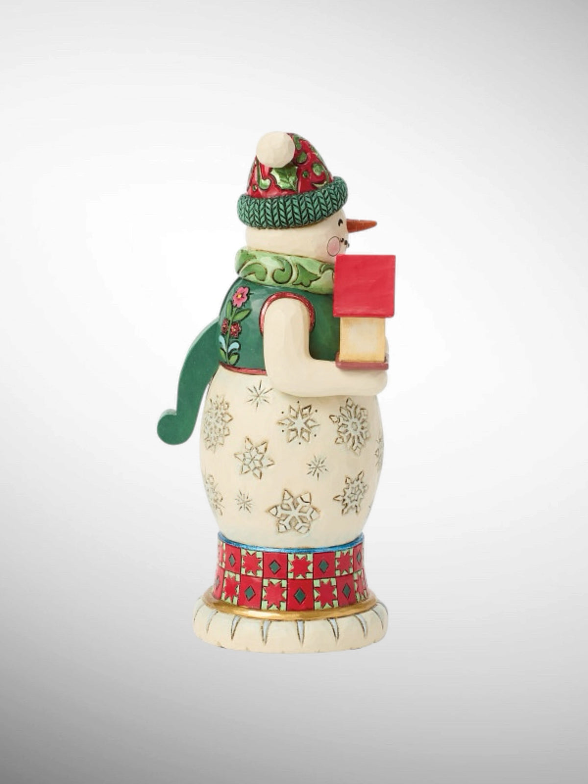 Jim Shore Heartwood Creek Royal Traditions - The Season's Song Snowman Nutcracker Red Green Figurine