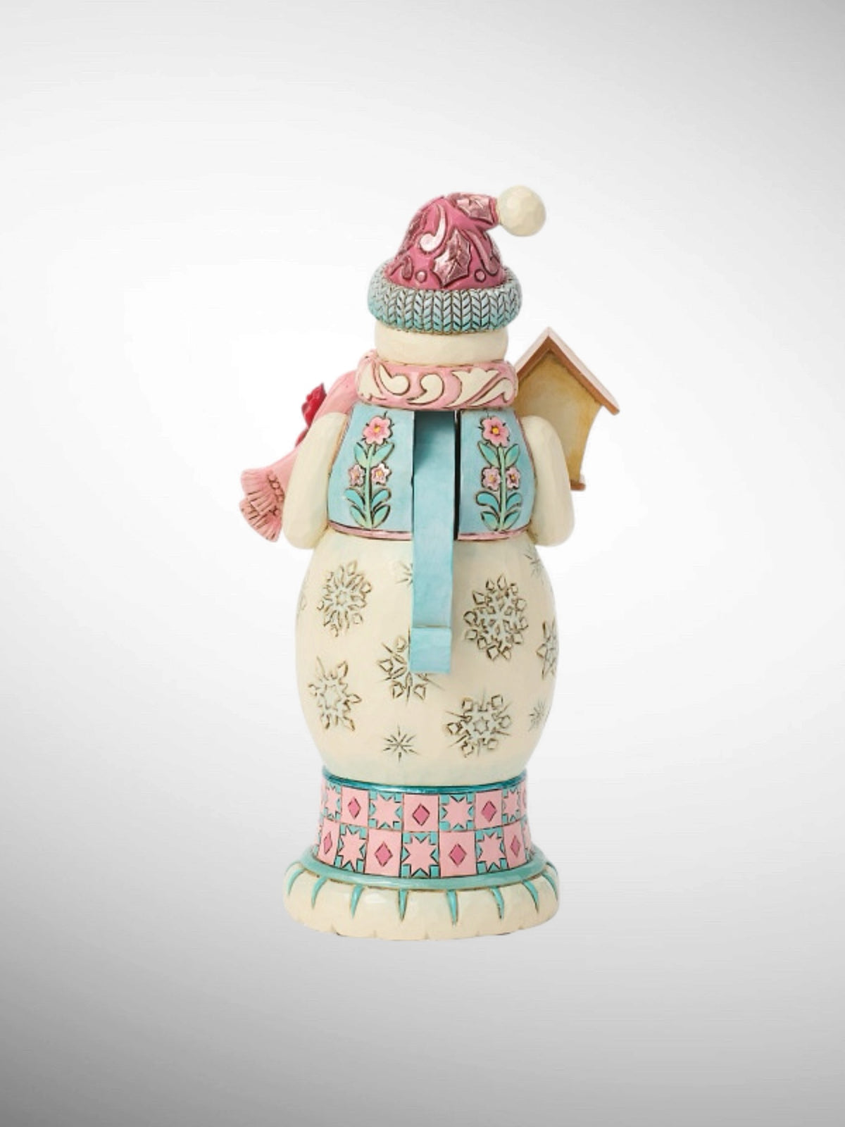 Jim Shore Heartwood Creek Royal Traditions - Cool Friends Snowman Nutcracker Pastel Figurine