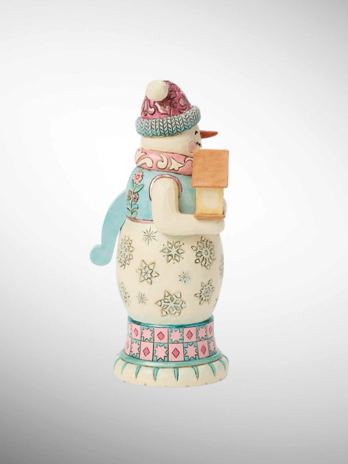 Jim Shore Heartwood Creek Royal Traditions - Cool Friends Snowman Nutcracker Pastel Figurine