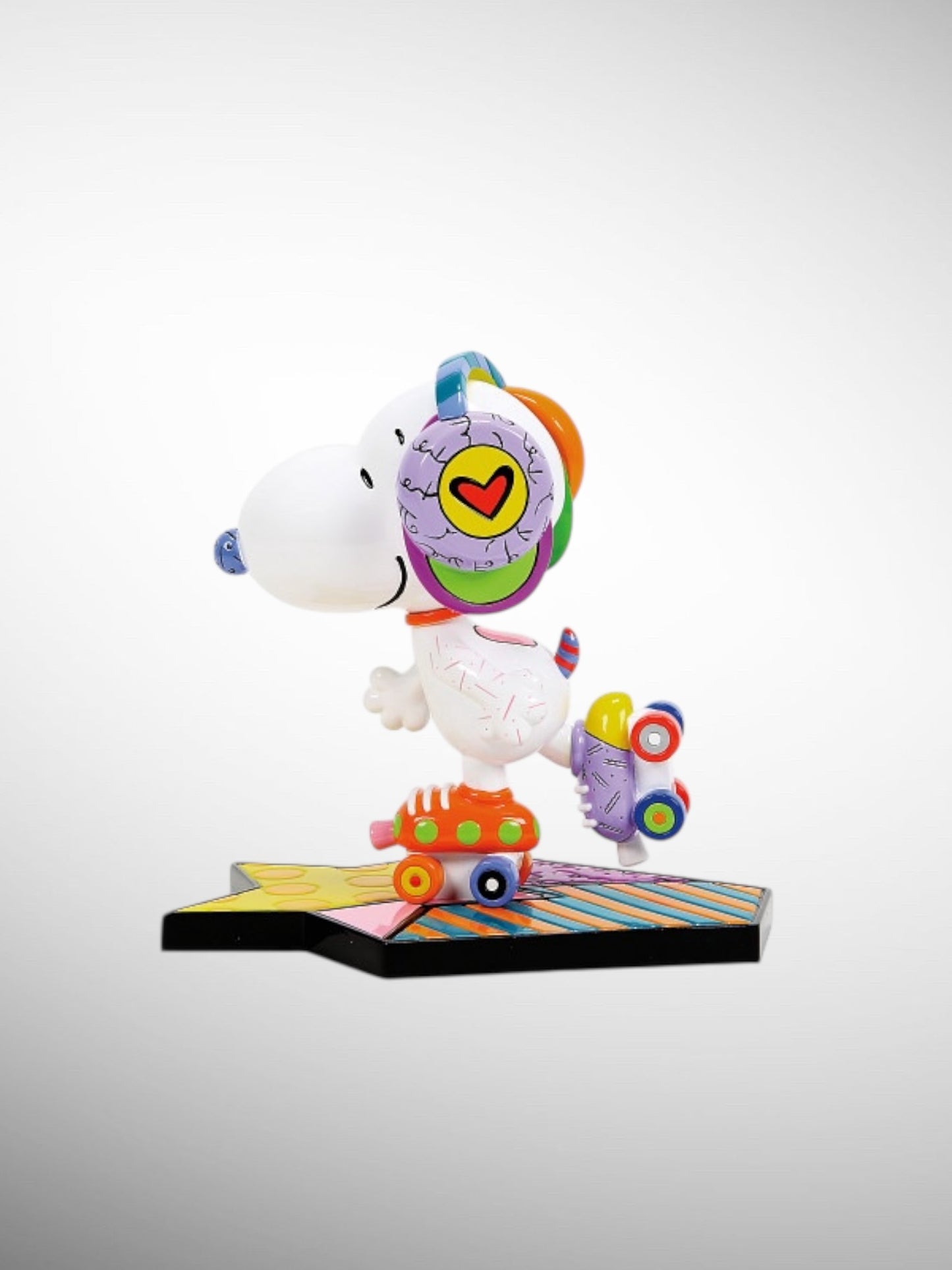 Peanuts by Britto Collection - Snoopy Roller Skate Figurine - PREORDER