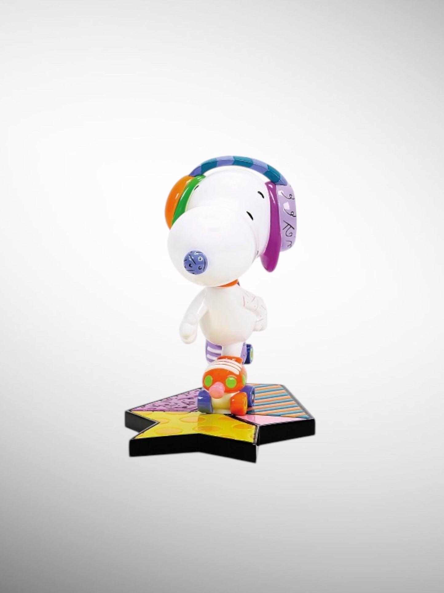 Peanuts by Britto Collection - Snoopy Roller Skate Figurine - PREORDER