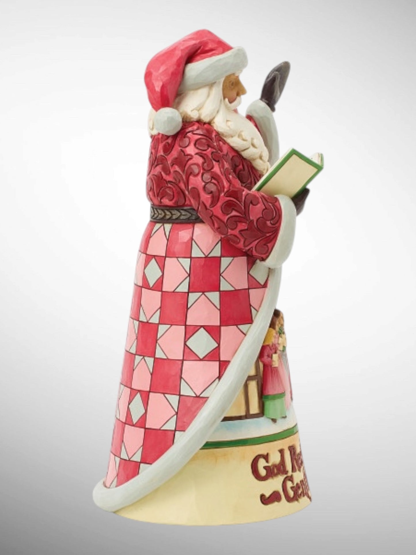 Jim Shore Heartwood Creek - God Rest Ye Merry Gentlemen Song Santa Figurine - PREORDER