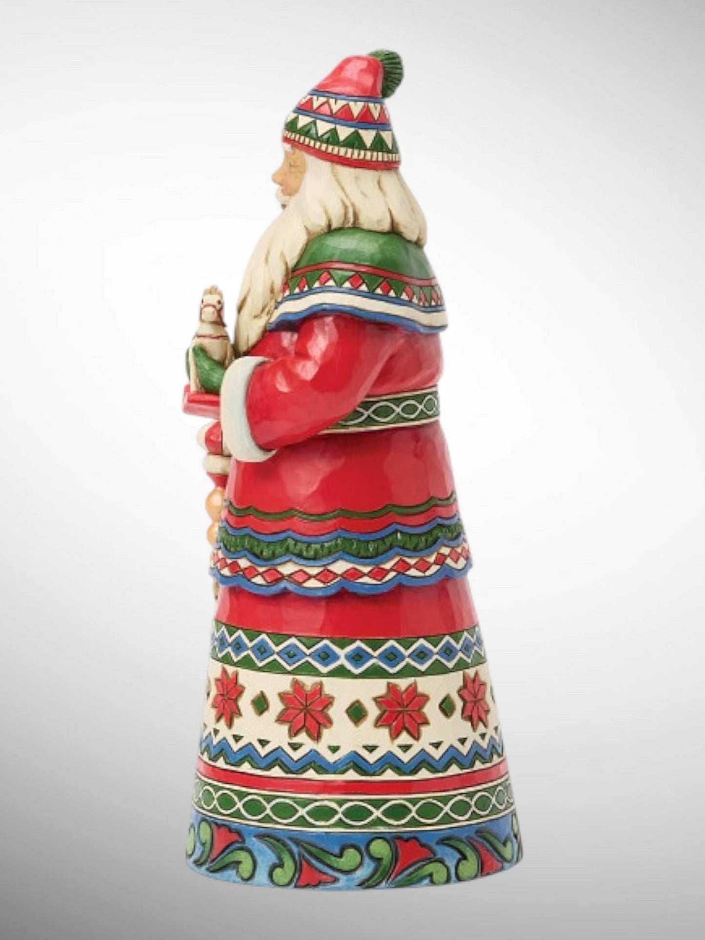 Jim Shore Heartwood Creek - Christmas in the Land of Snow Santa Laplander Horse Figurine - PREORDER