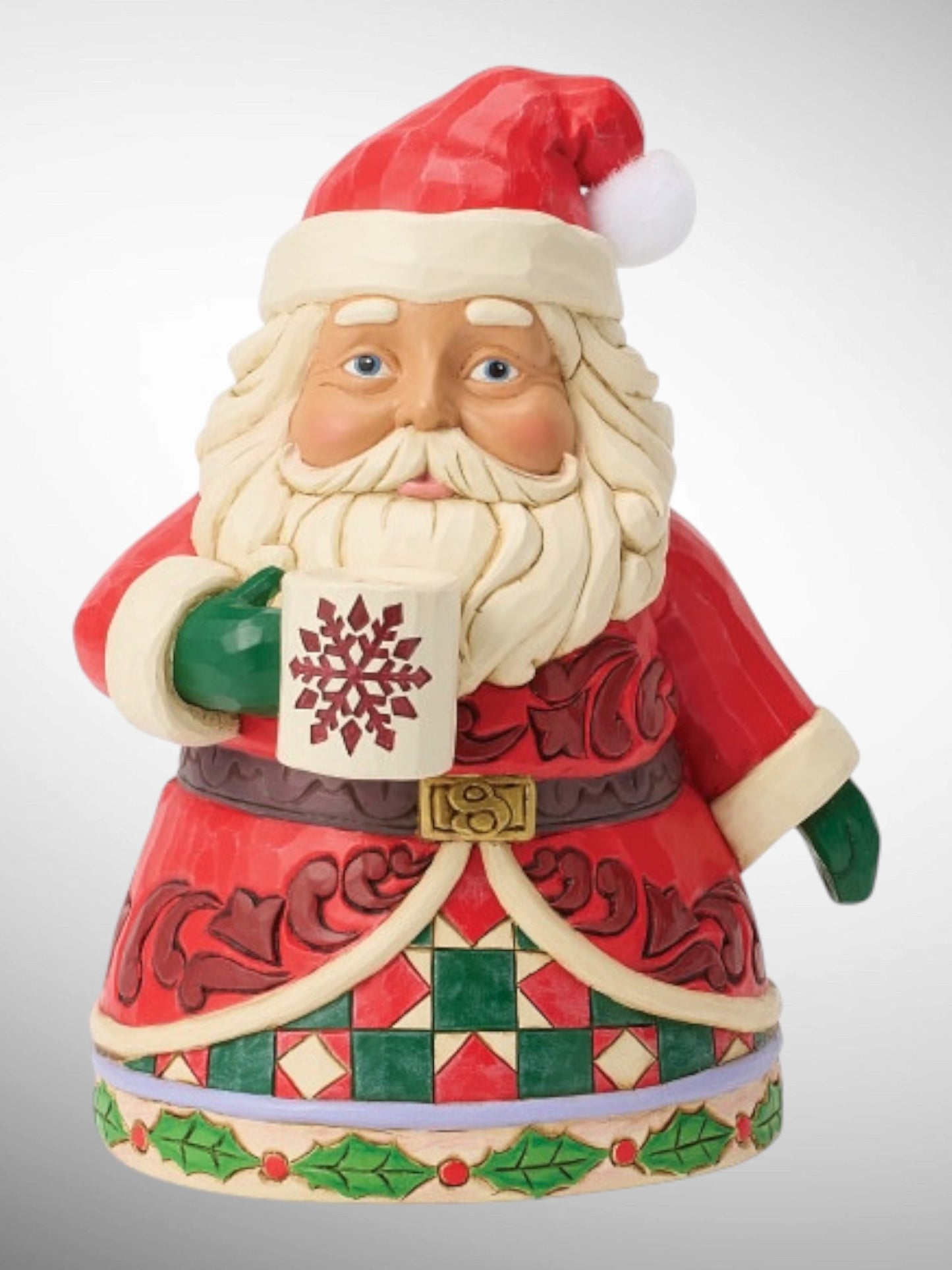 Jim Shore Heartwood Creek - Have A Cup of Cheer Santa Drinking Hot Cocoa Christmas Figurine - PREORDER