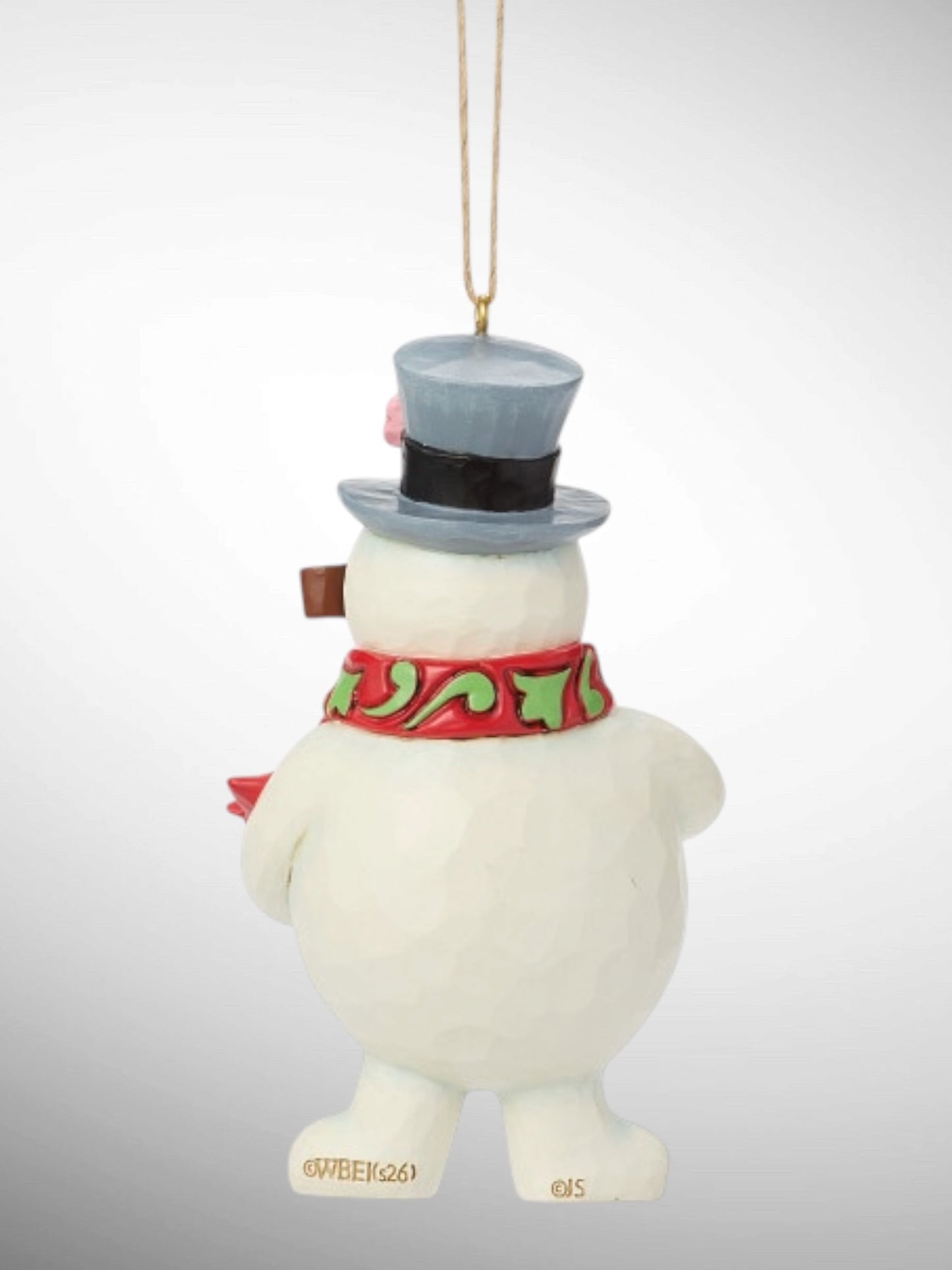 Jim Shore Frosty the Snowman - Frosty with Dated Wreath 2026 Hanging Ornament