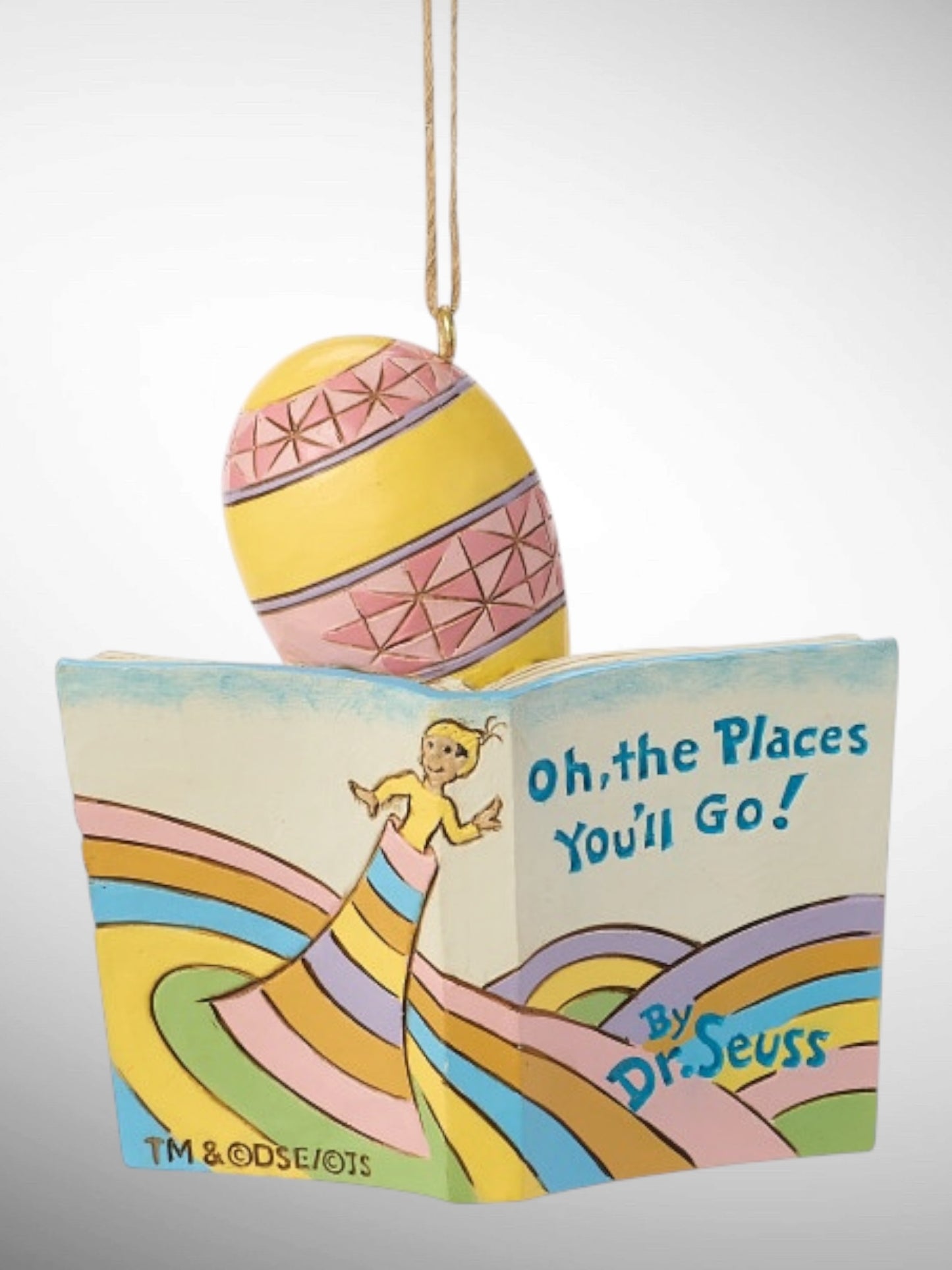Jim Shore Dr. Seuss - Oh The Places You Will Go Hanging Ornament