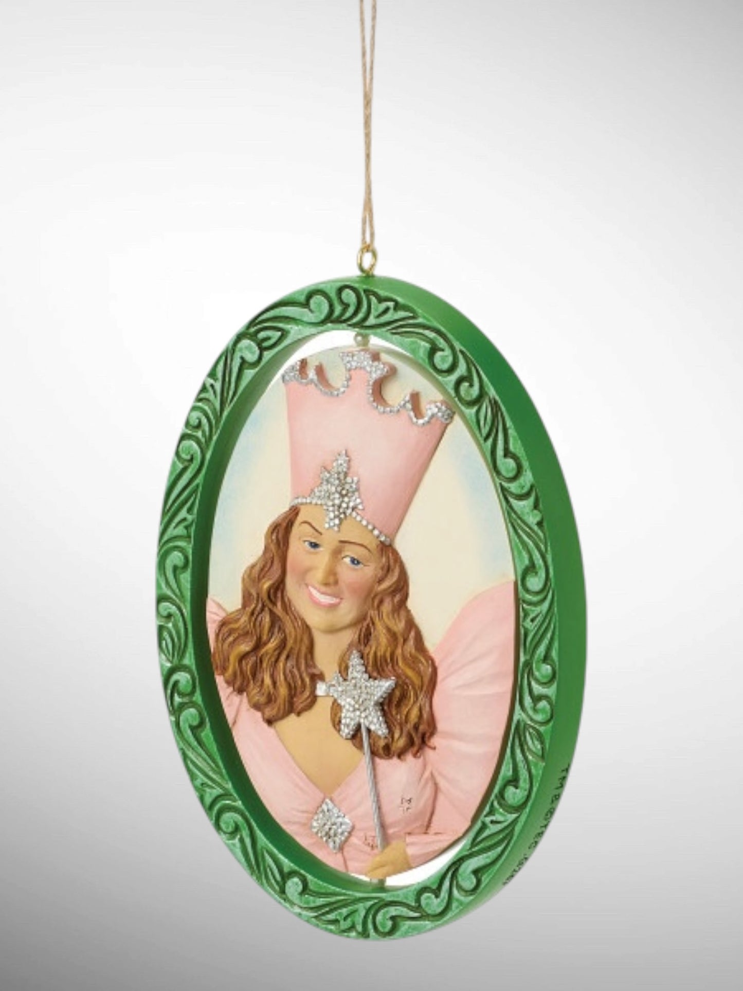 Jim Shore Wizard of Oz - Rotating Glenda and Wicked Witch Hanging Ornament