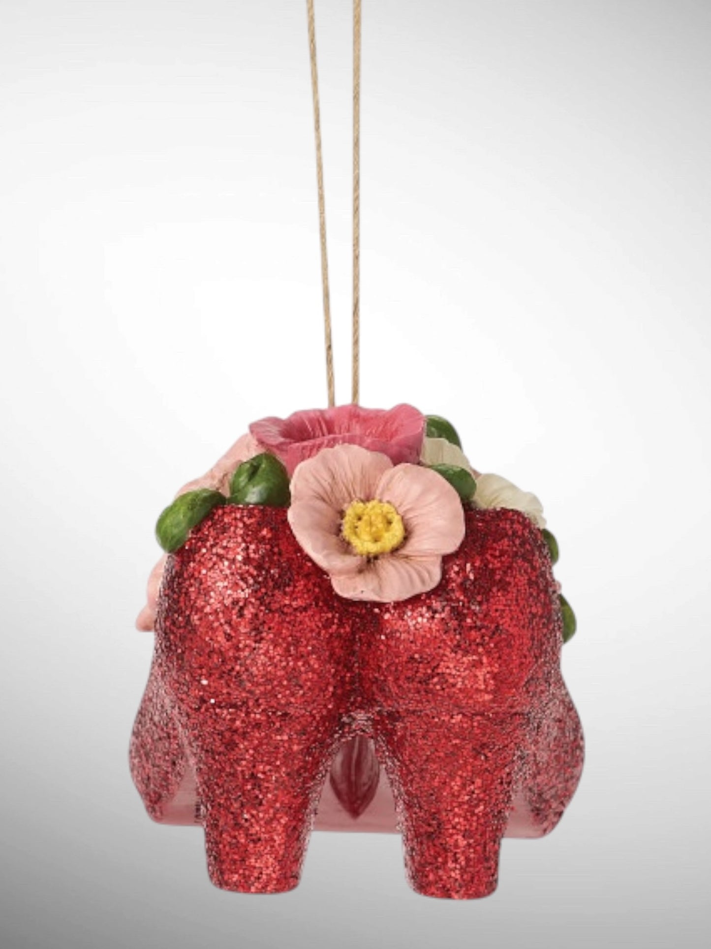 Jim Shore Wizard of Oz - Ruby Slippers with Poppies Hanging Ornament
