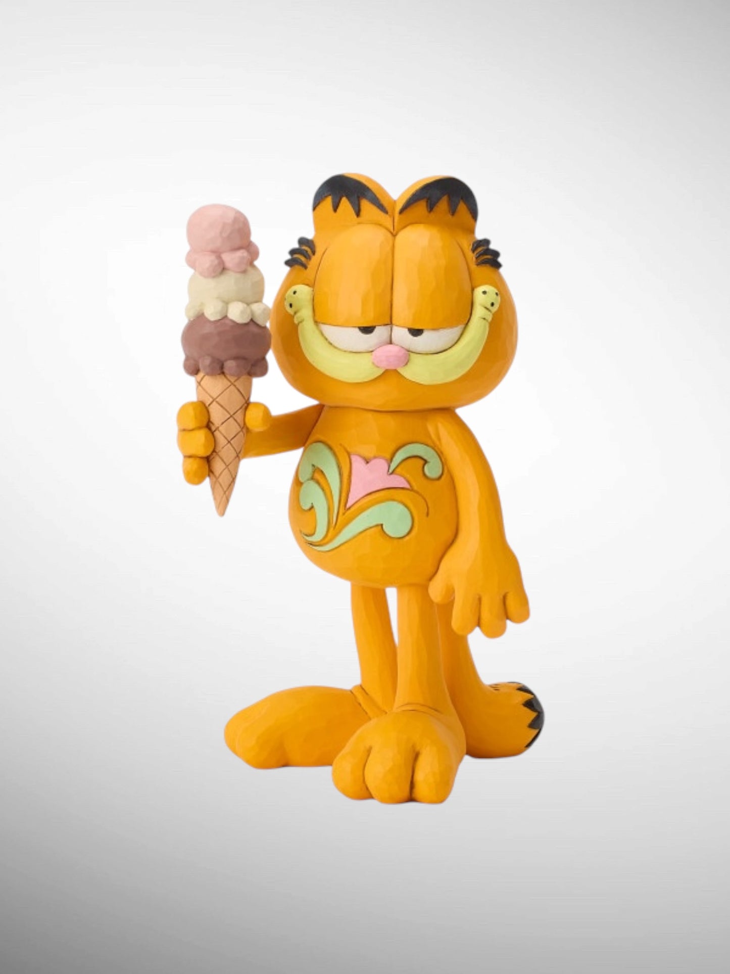 Jim Shore Garfield - The Big Scoop Ice Cream Figurine - PREORDER