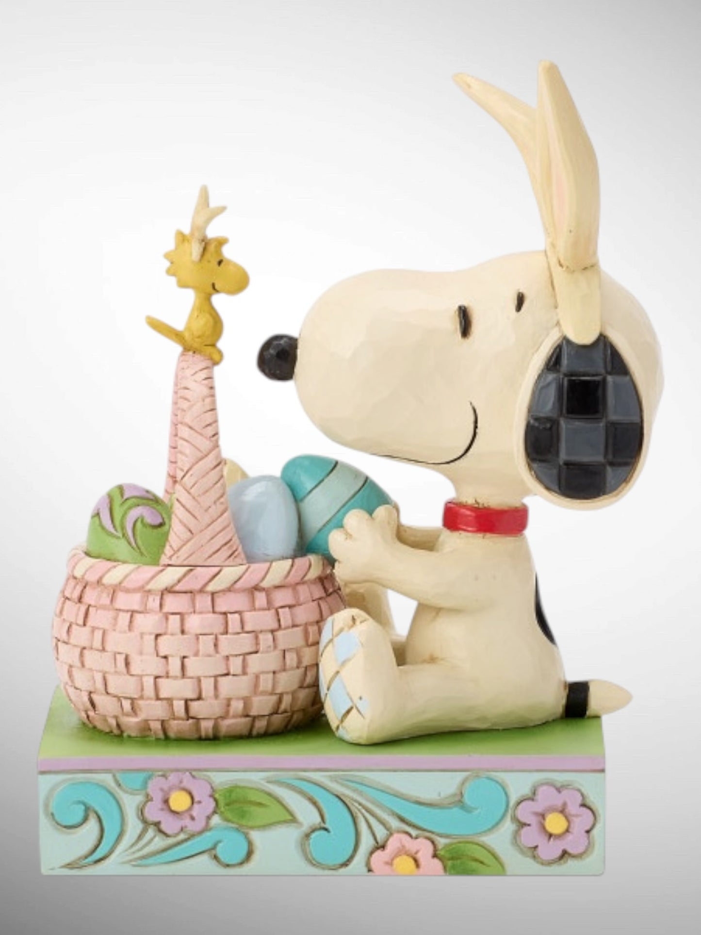 Jim Shore Peanuts - Ears To You! Snoopy Woodstock Easter Figurine - PREORDER