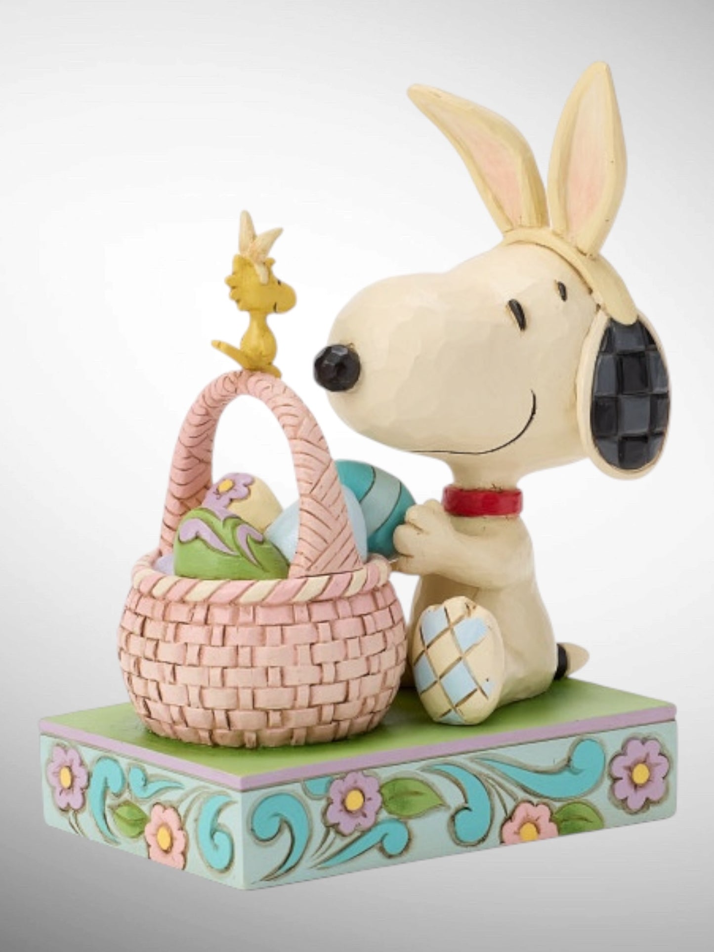 Jim Shore Peanuts - Ears To You! Snoopy Woodstock Easter Figurine - PREORDER
