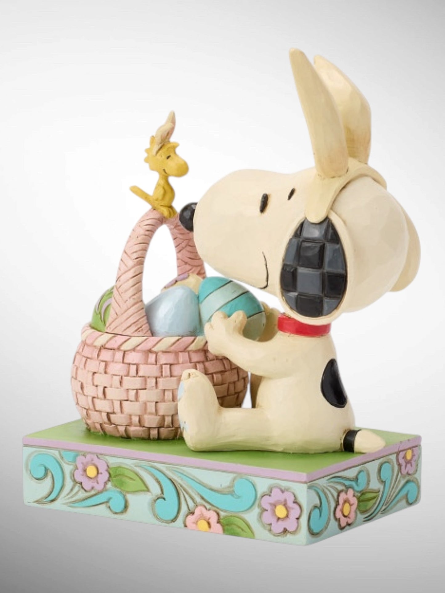 Jim Shore Peanuts - Ears To You! Snoopy Woodstock Easter Figurine - PREORDER