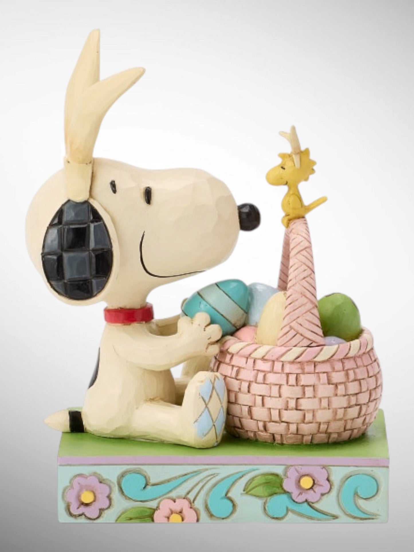 Jim Shore Peanuts - Ears To You! Snoopy Woodstock Easter Figurine - PREORDER