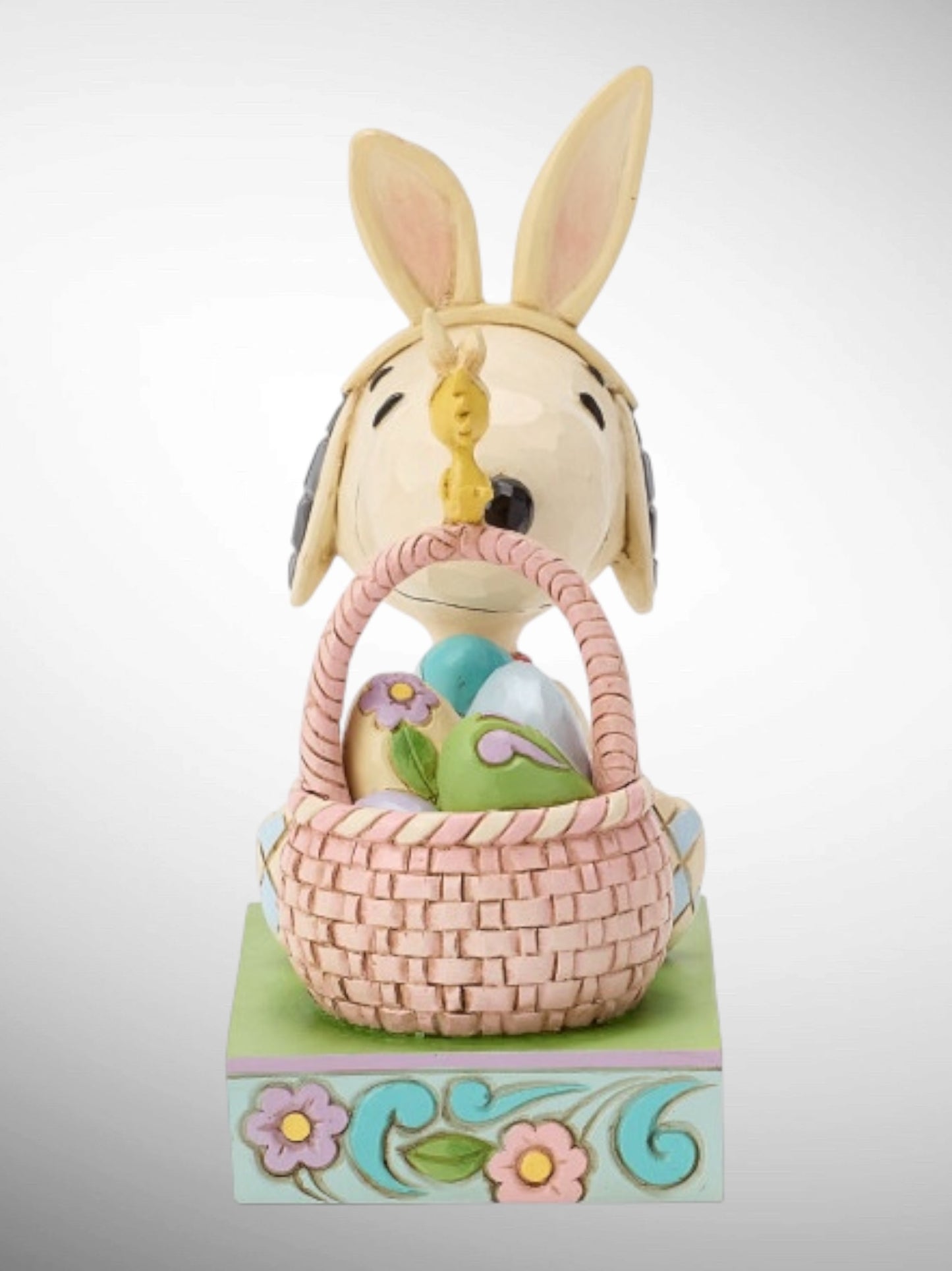 Jim Shore Peanuts - Ears To You! Snoopy Woodstock Easter Figurine - PREORDER