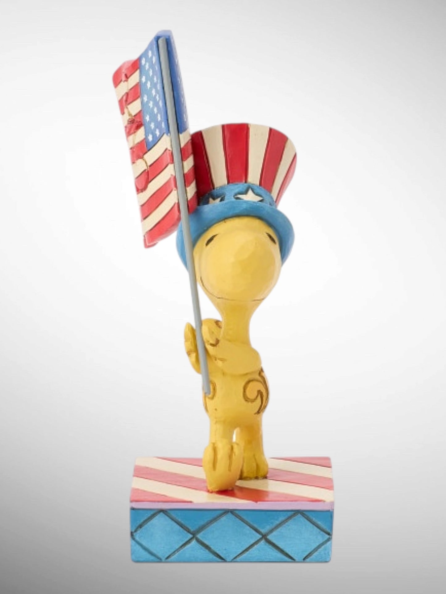 Jim Shore Peanuts - Sweet Liberty Woodstock Patriotic Flag Figurine - PREORDER