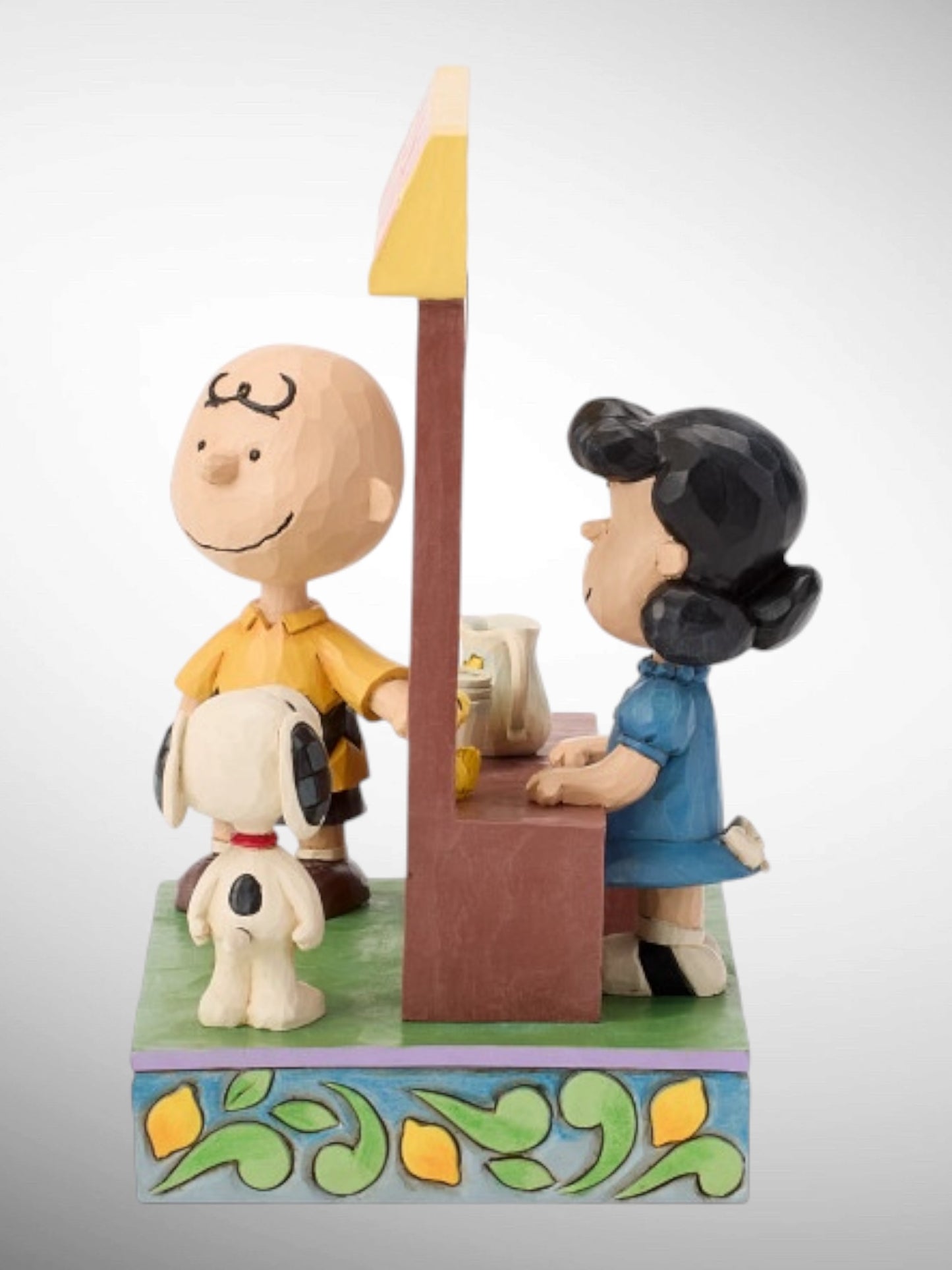 Jim Shore Peanuts - Lucy's Lemonde Snoopy Charlie Brown Woodstock Figurine - PREORDER
