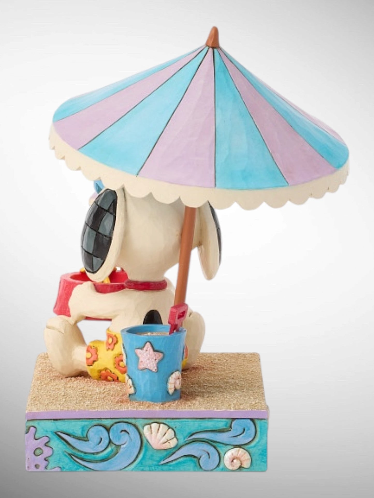 Jim Shore Peanuts - Sandy Toes and a Sunkissed Nose Snoopy Woodstock Beach Figurine - PREORDER